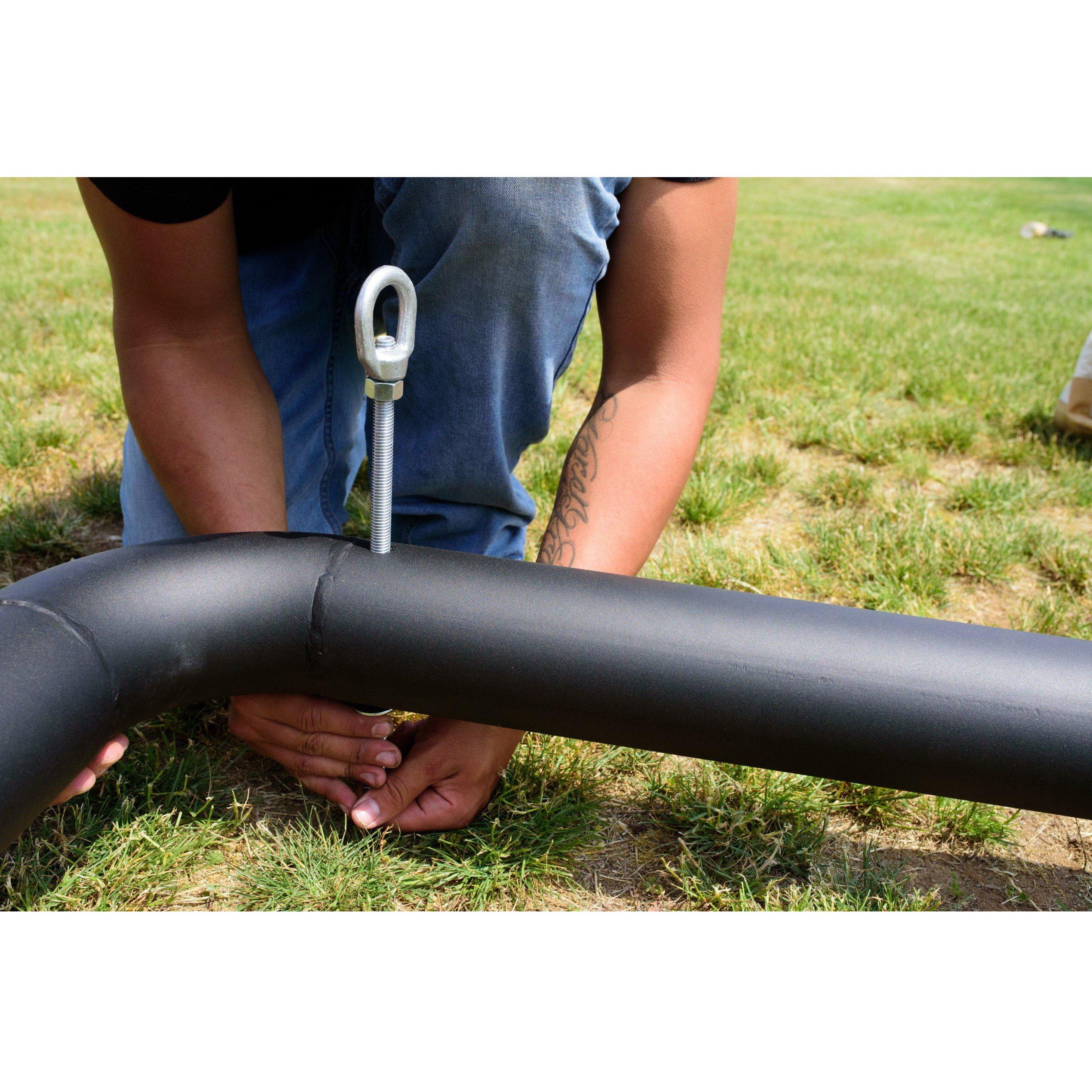 Iron Horse Complete Batting Cage System #42 HDPE Net