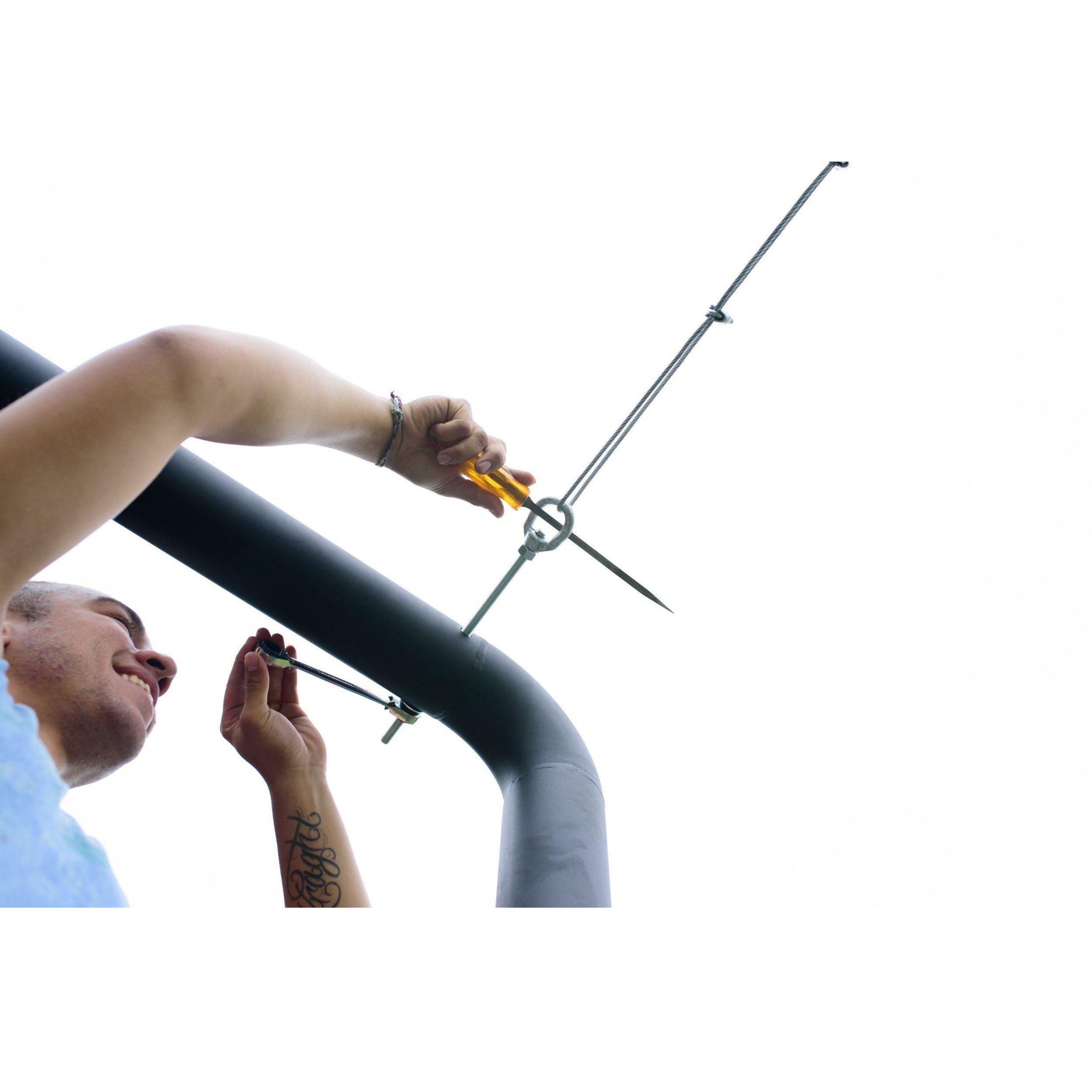 Iron Horse Complete Batting Cage System #42 HDPE Net