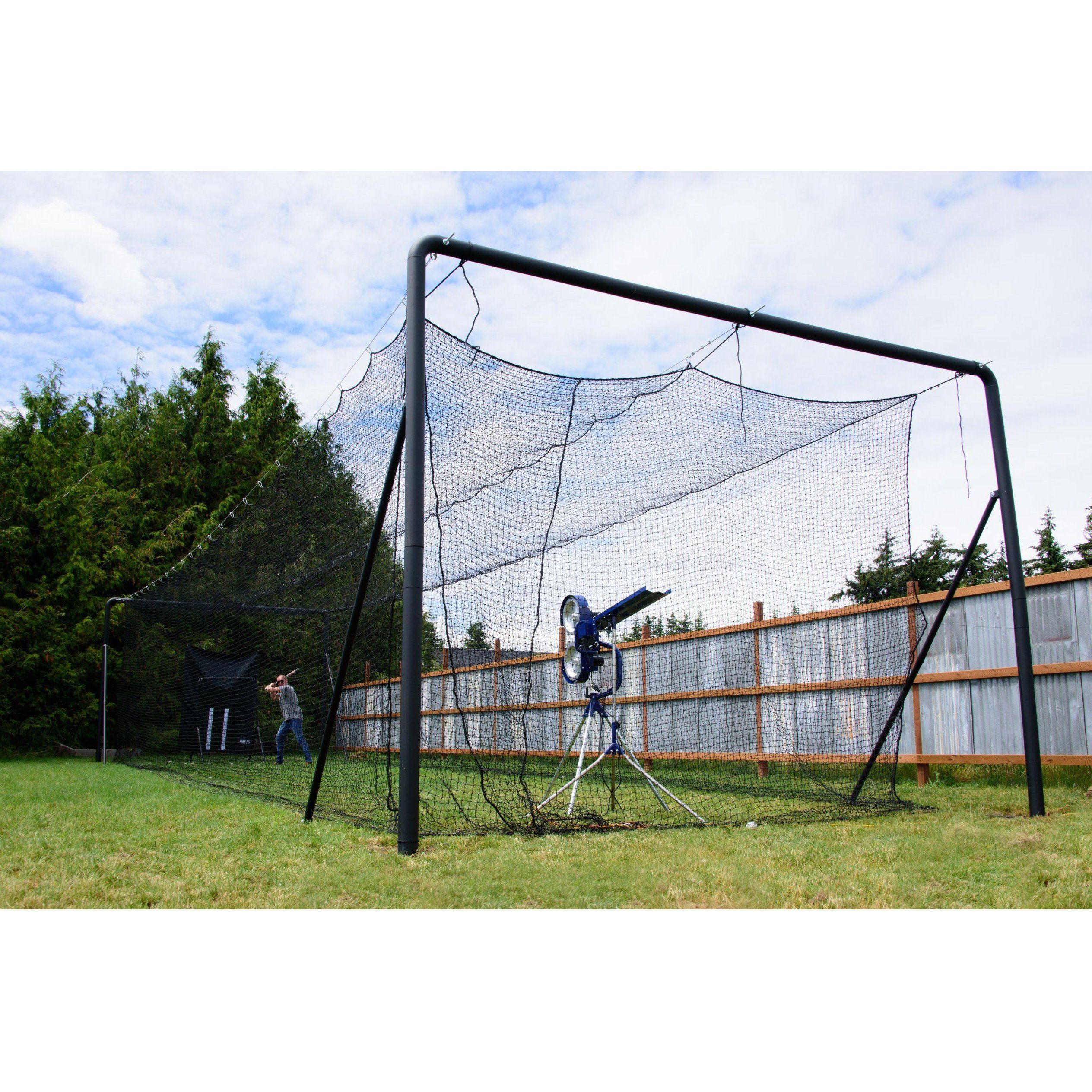 Iron Horse Complete Batting Cage System #42 HDPE Net