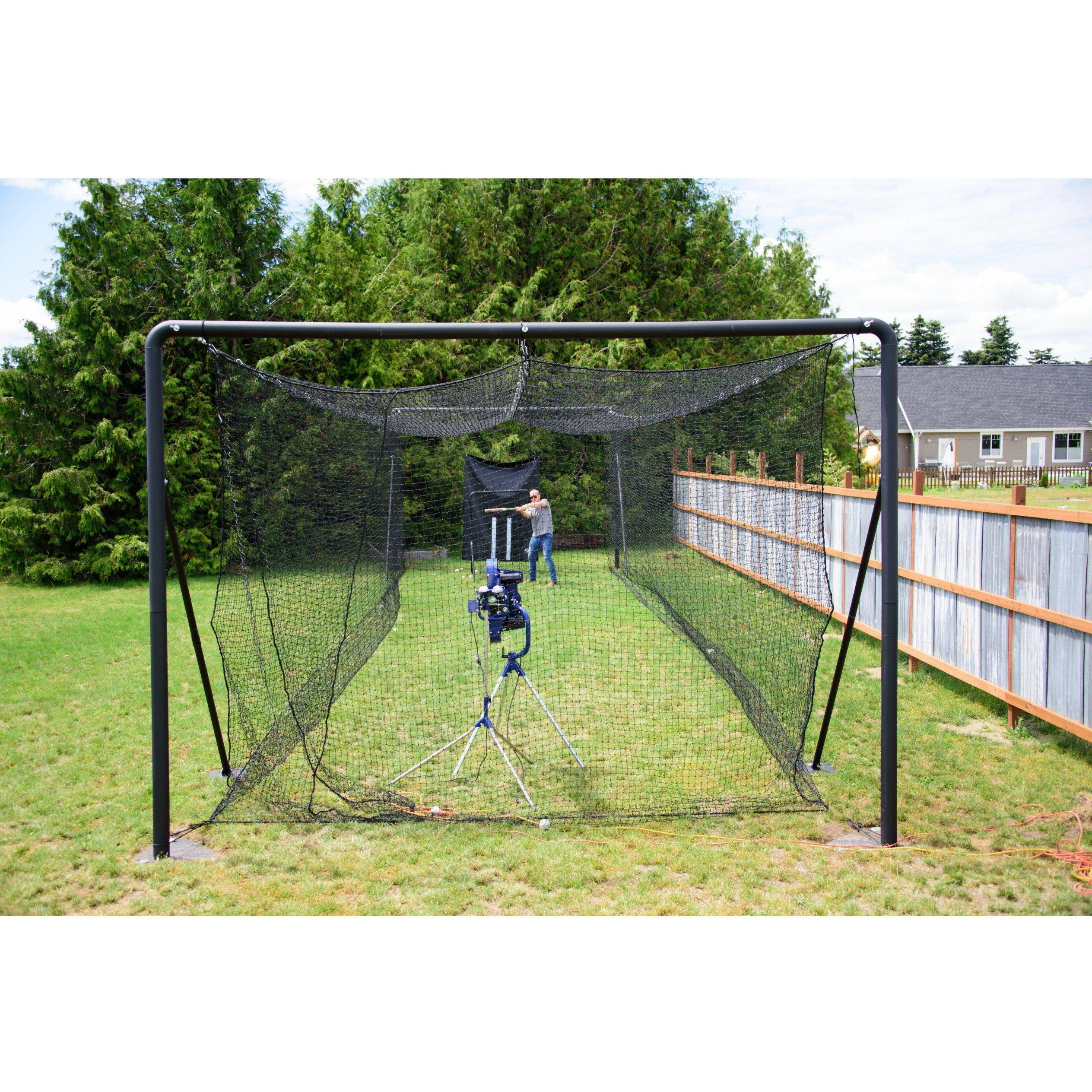 Iron Horse Complete Batting Cage System #42 HDPE Net