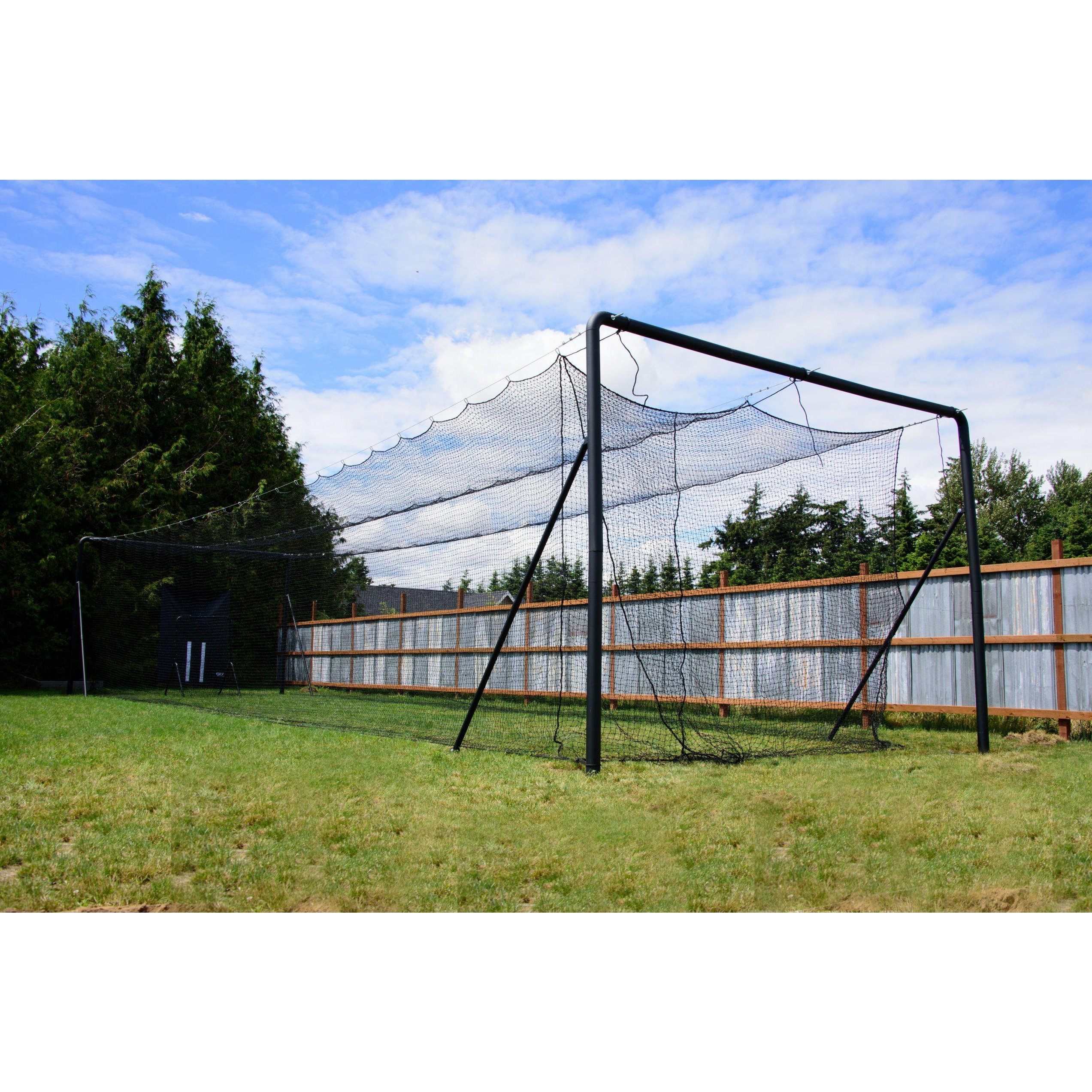 Iron Horse Complete Batting Cage System #42 HDPE Net