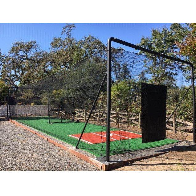 Iron Horse Complete Batting Cage System #42 HDPE Net