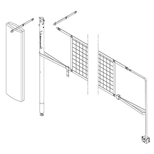 JayPro 3” LadyPro Carbon™ Volleyball Center Package