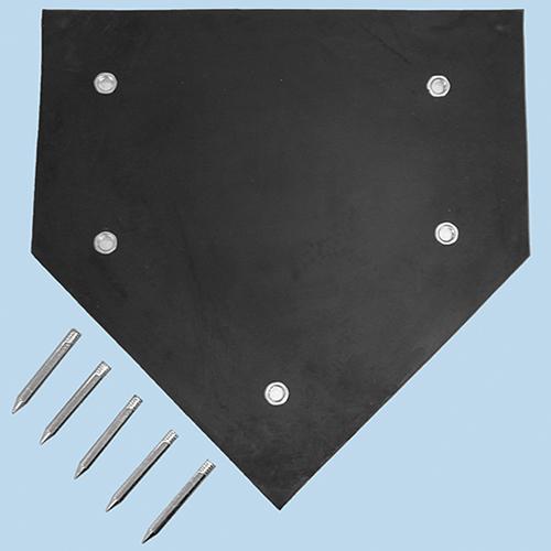 JayPro five-spiked economy home plate white