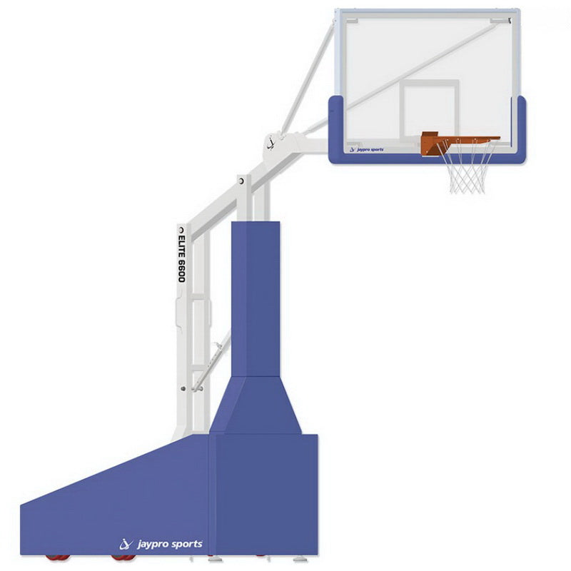 Jaypro Elite 6600 Basketball System in white background