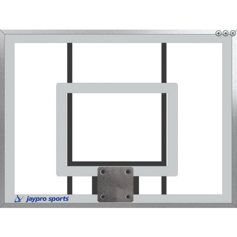 Jaypro Church Yard Fixed Basketball Goal System