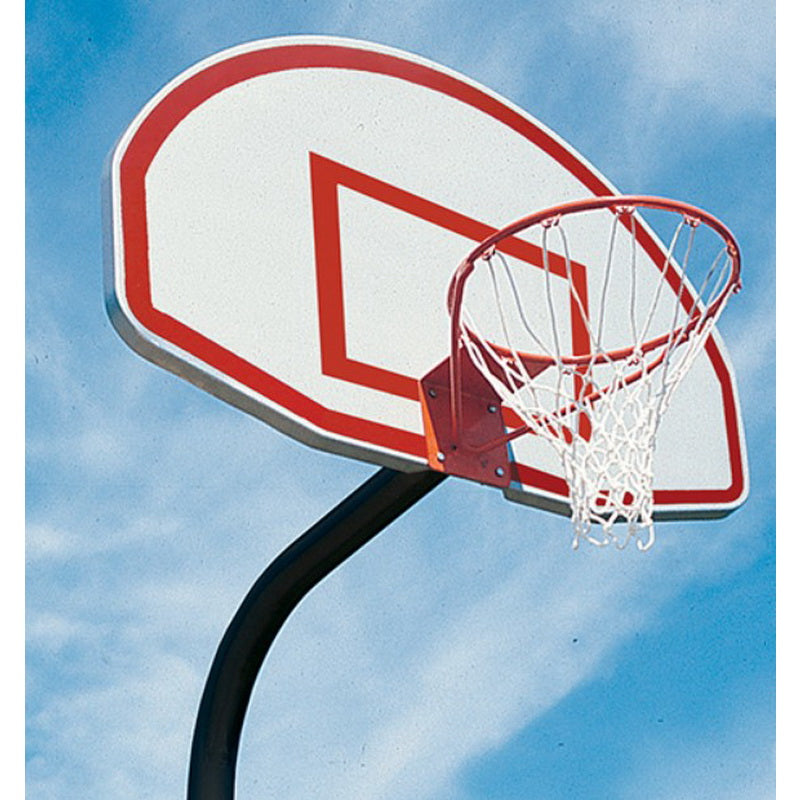 Jaypro Gooseneck 3-1/2" Pole with 36" Offset Basketball System