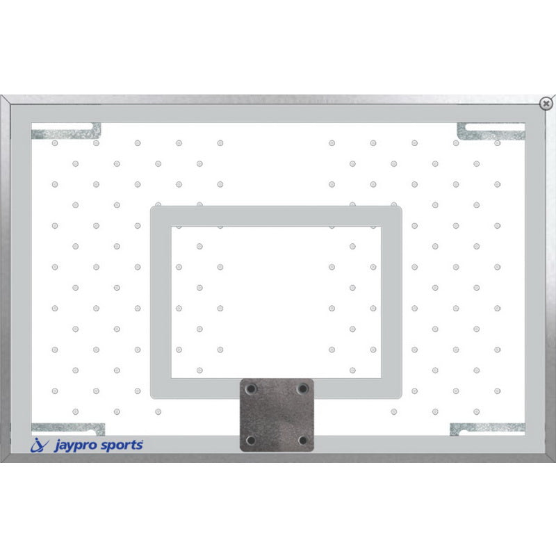 Jaypro Perforated Poly Carbonate Backboard 54"W x 36"H