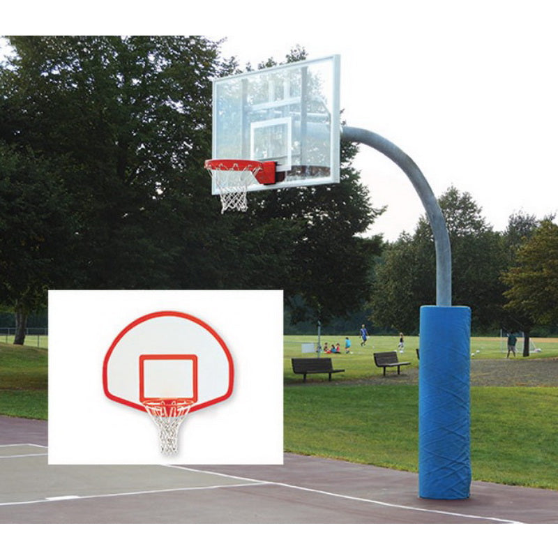 Jaypro Ultimate Adjustable Gooseneck 4-1/2" Pole with 48" Offset System