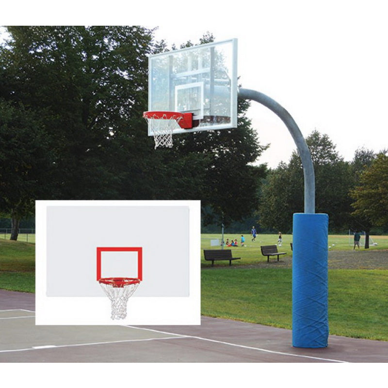 Jaypro Ultimate Adjustable Gooseneck 4-1/2" Pole with 48" Offset System