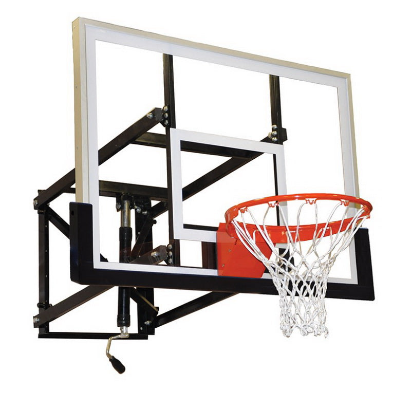 Jaypro Wall Mounted Adjustable Height Backstop System glass