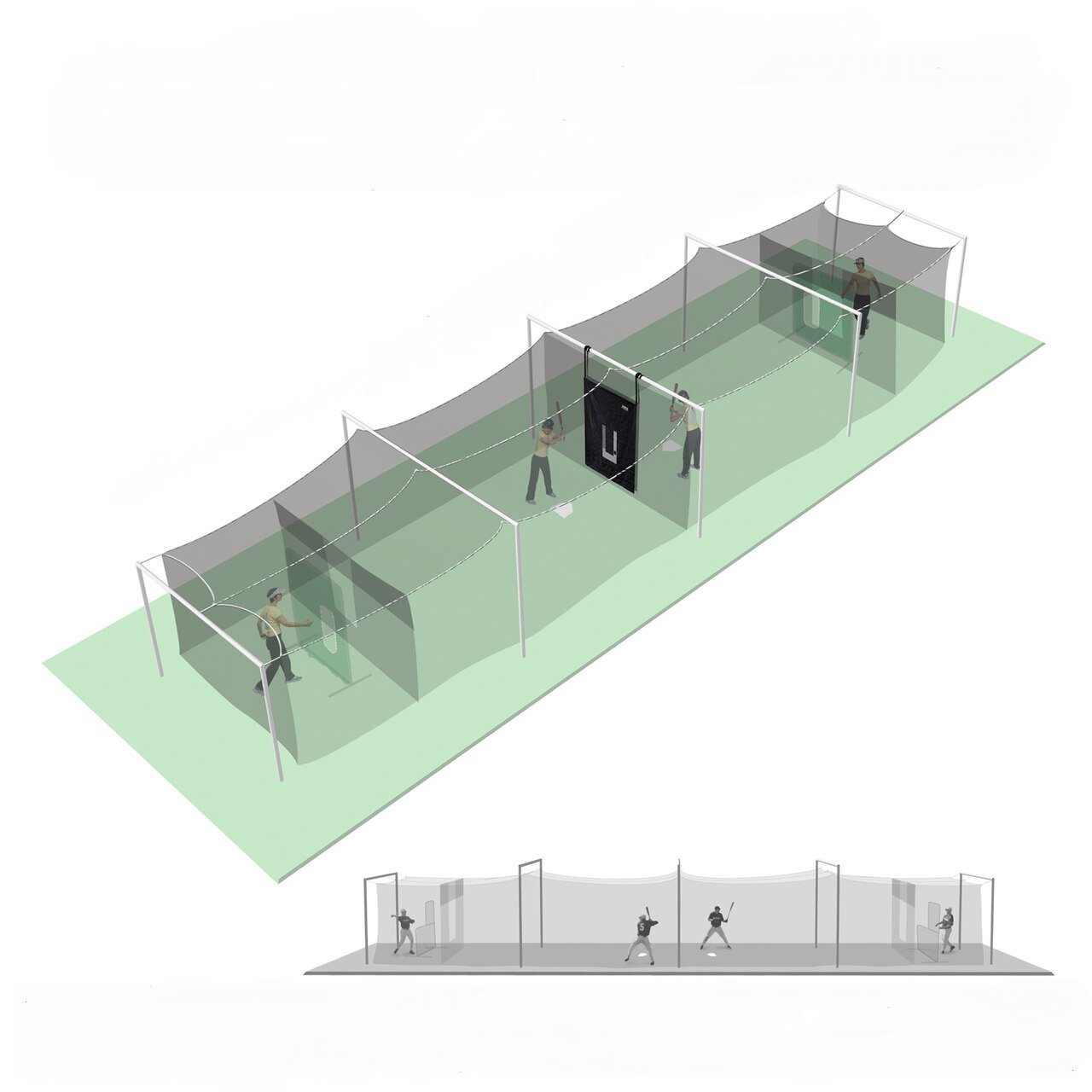 Jugs Split Cage™ with #96 Polyester Netting