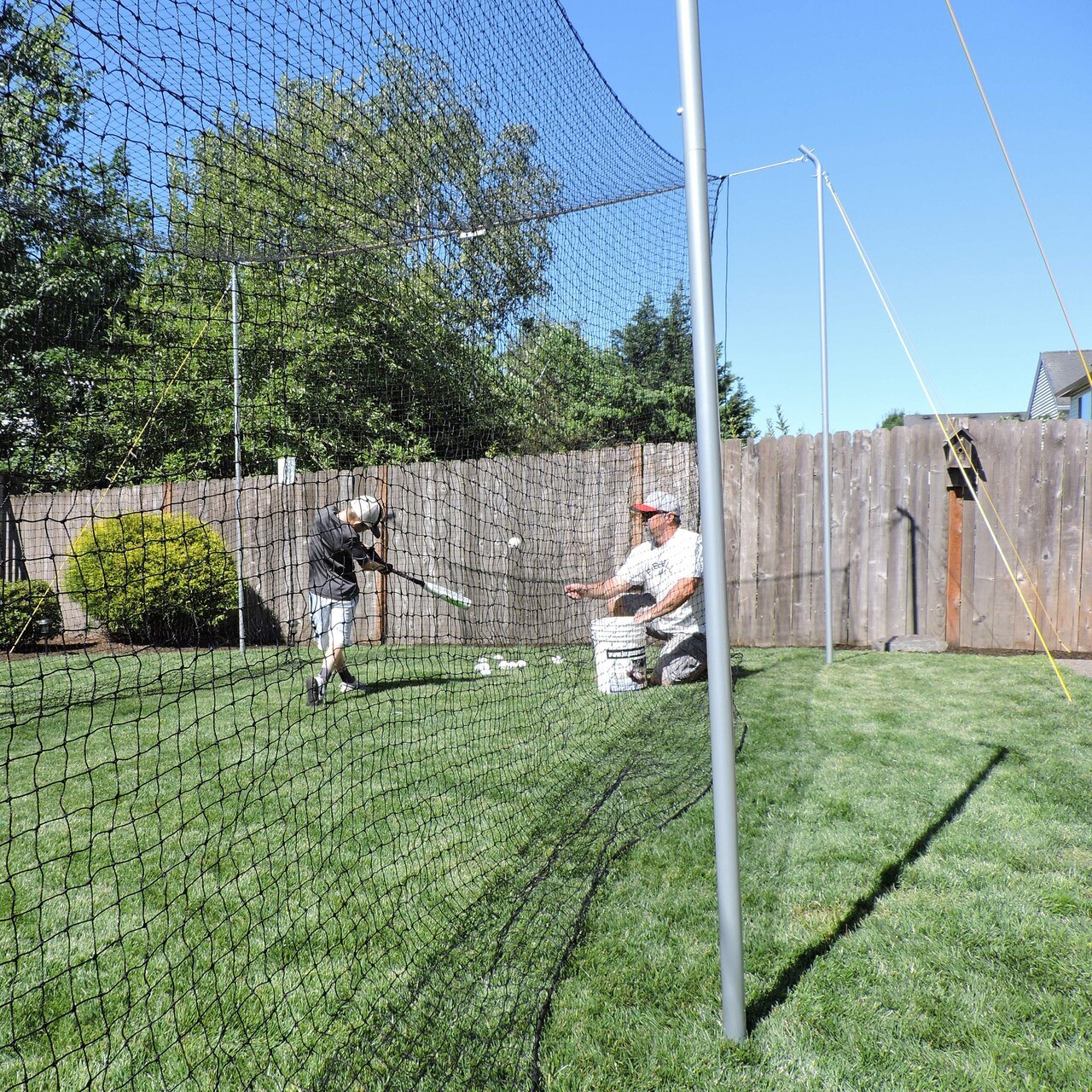 Jugs Hit at Home® Backyard Batting Cage #27 Polyethylene