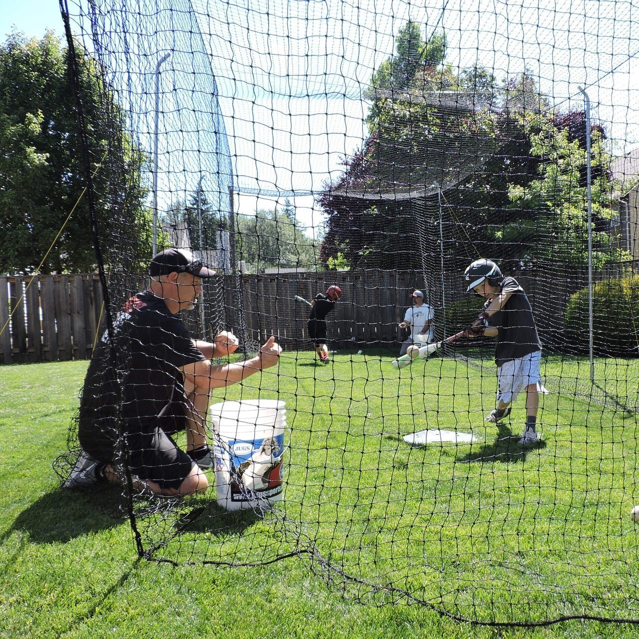 Jugs Hit at Home® Backyard Batting Cage #27 Polyethylene