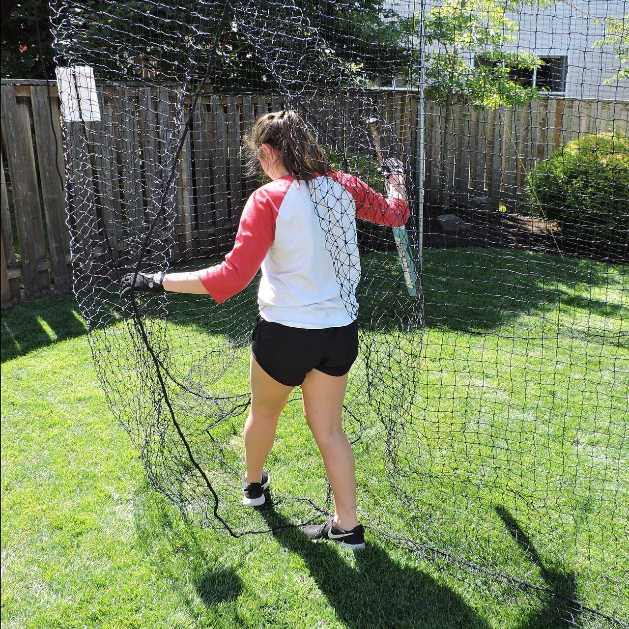 Jugs Hit at Home® Backyard Batting Cage #27 Polyethylene