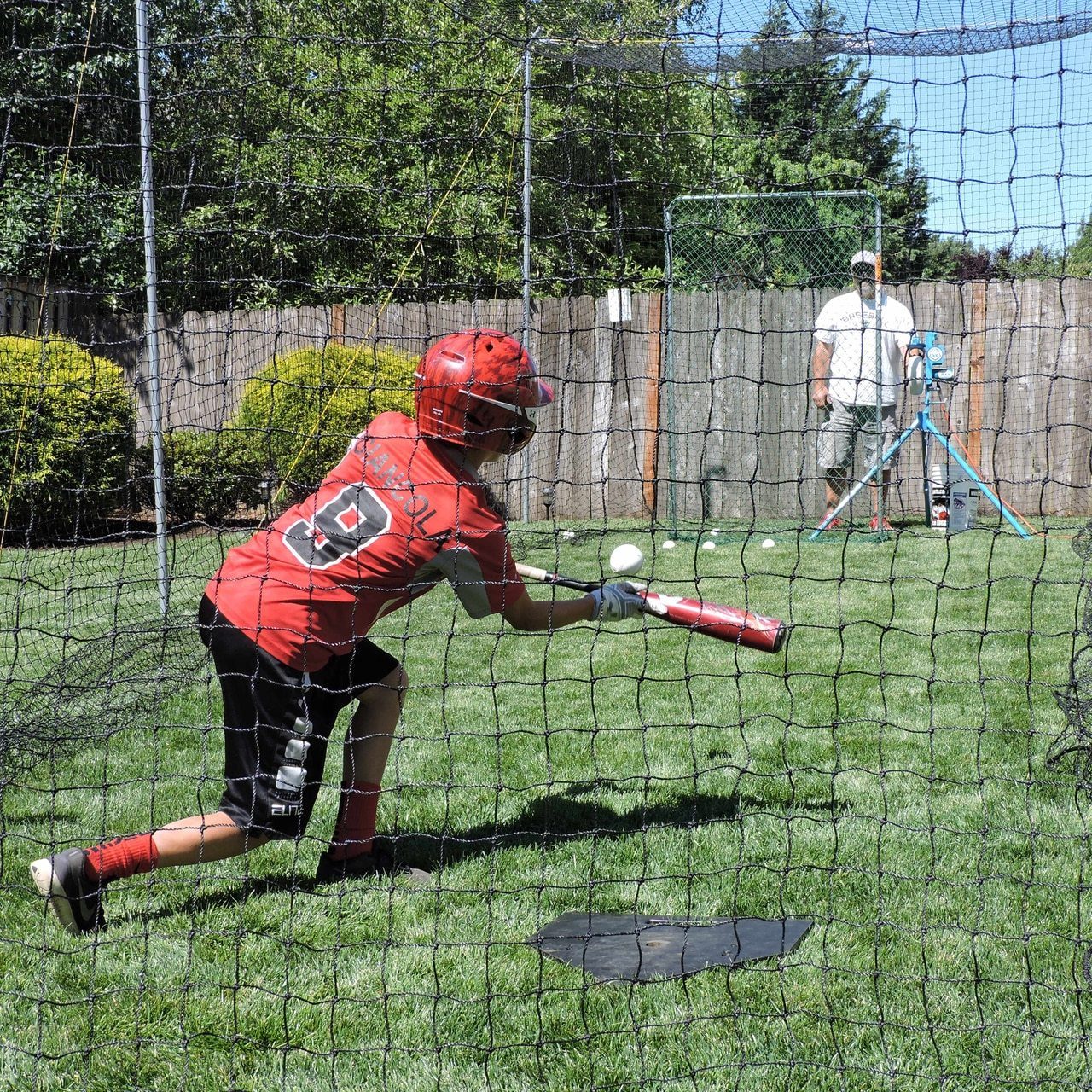 Jugs Hit at Home® Backyard Batting Cage #27 Polyethylene