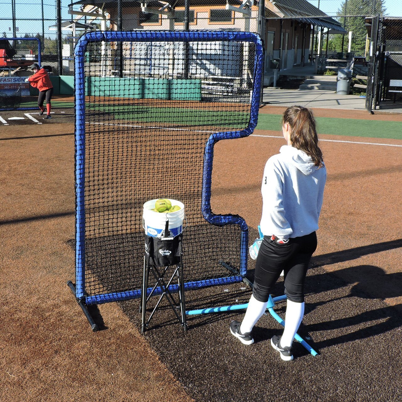 Jugs Protector™ Blue Series C-Shaped Softball Screen