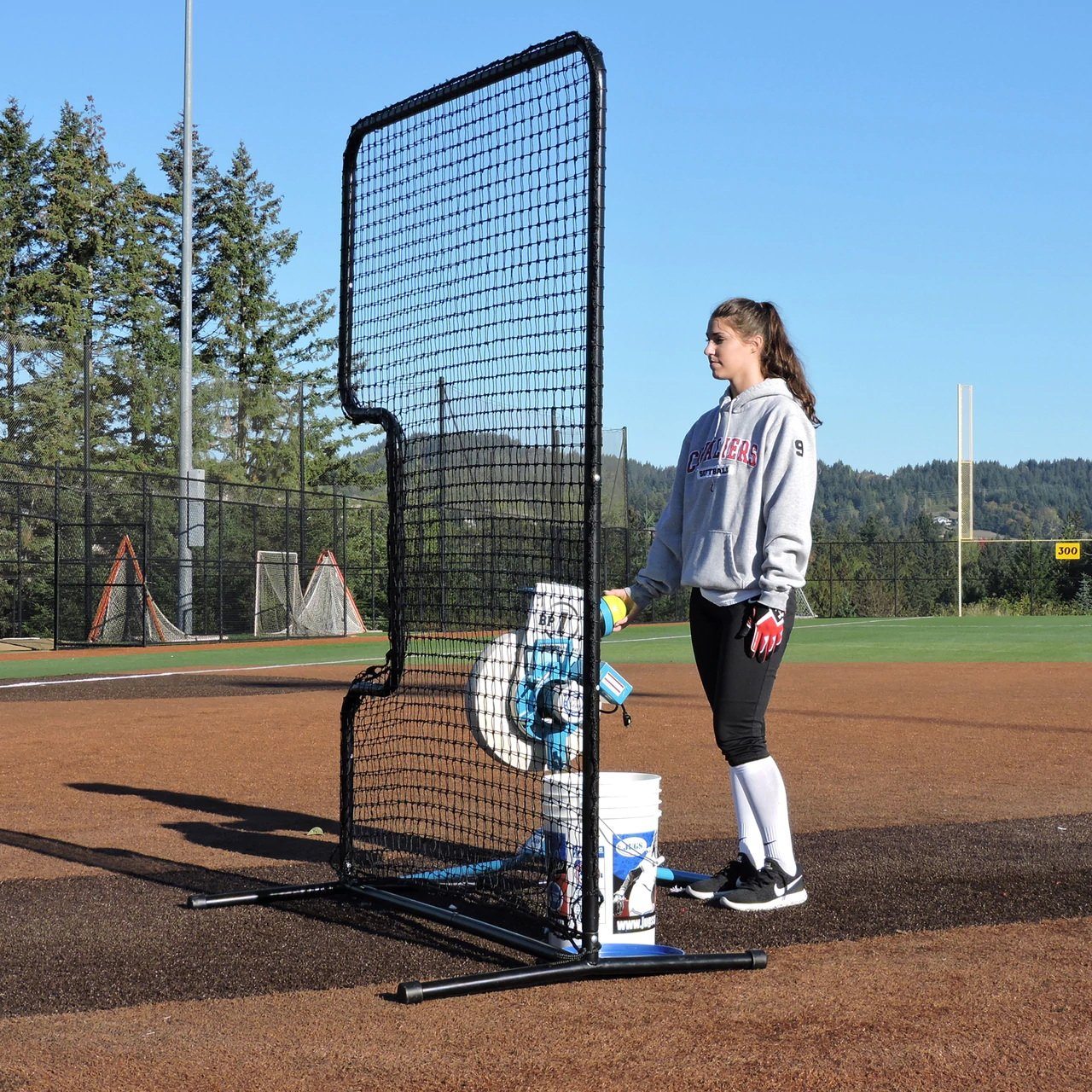 Jugs Standard C-Shaped Softball Screen