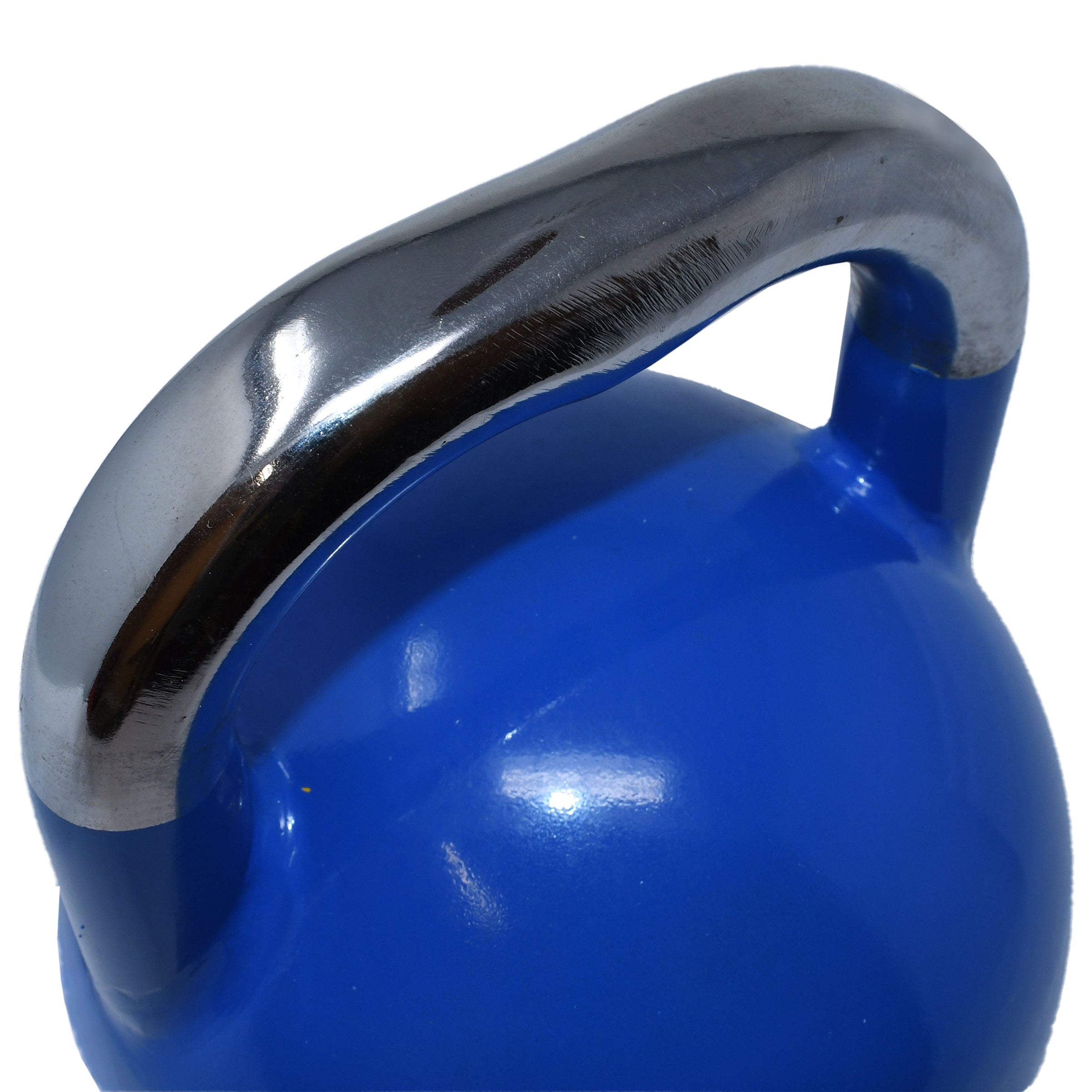 Premium Coated Steel Kettlebell - 22 lbs (10 kg) - Blue