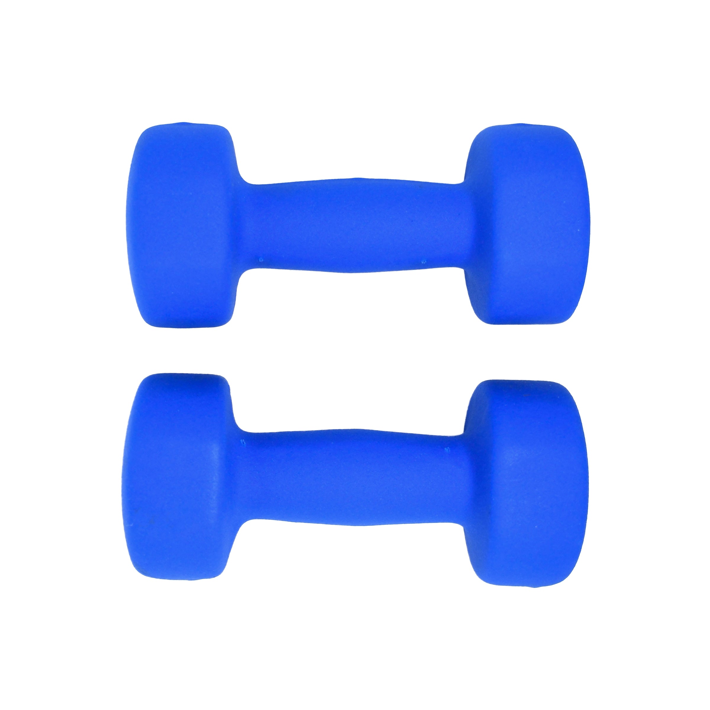 Non-Slip Hexagonal Shaped Free Weight Dumbbells Blue - Set of 2