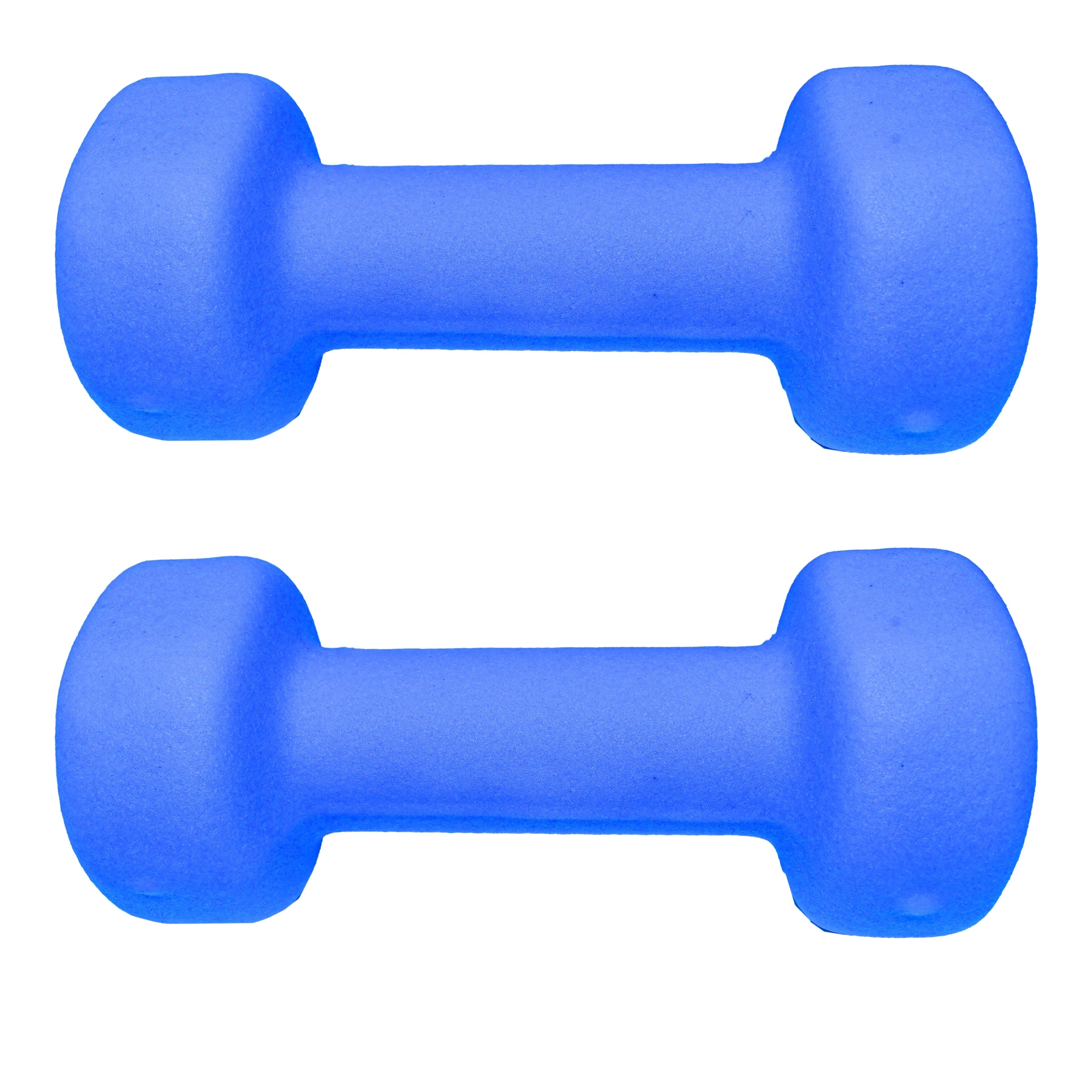 Non-Slip Hexagonal Shaped Free Weight Dumbbells Blue - Set of 2