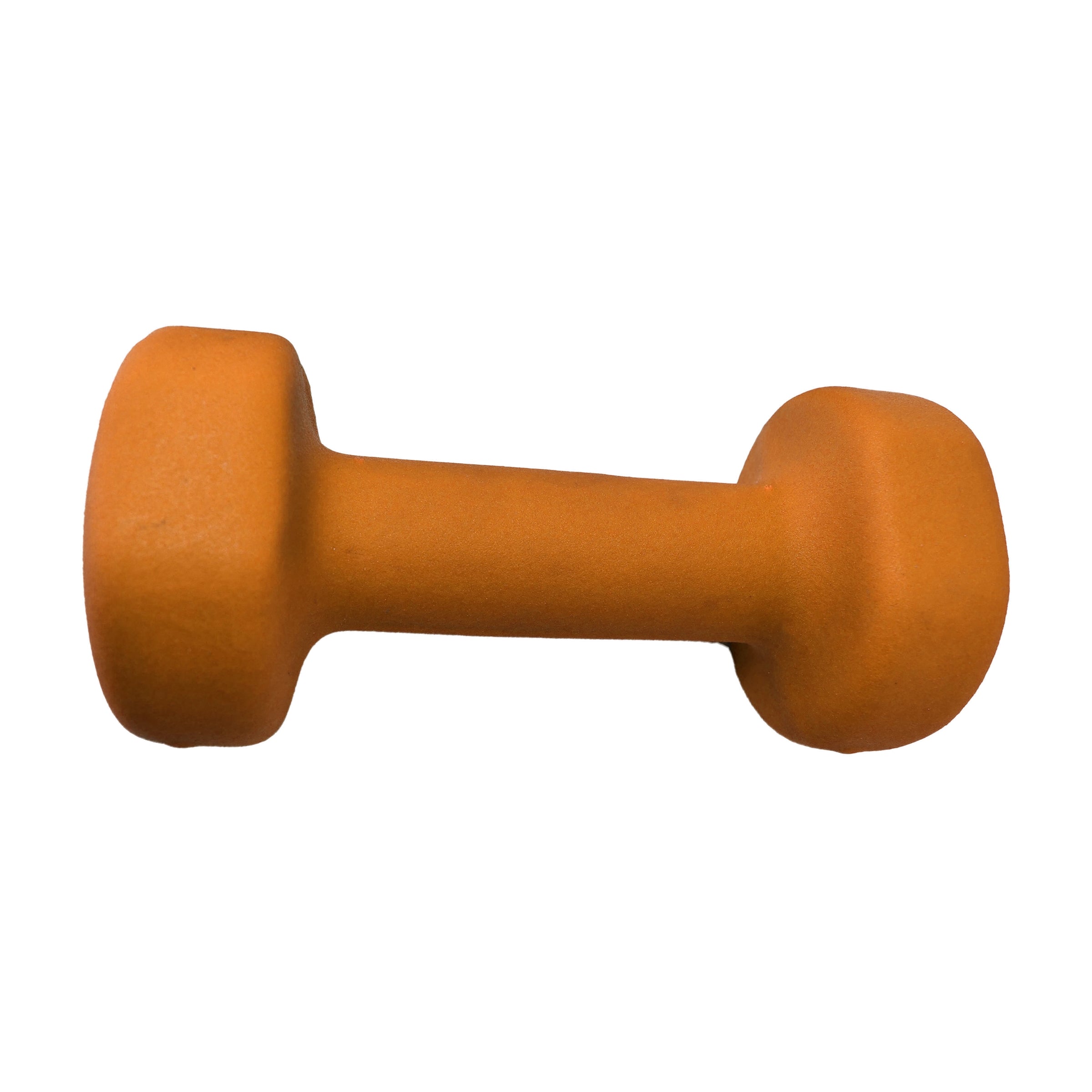 Non-Slip Hexagonal Shaped Free Weight Dumbbells - 7 lbs - Orange - Set of 2