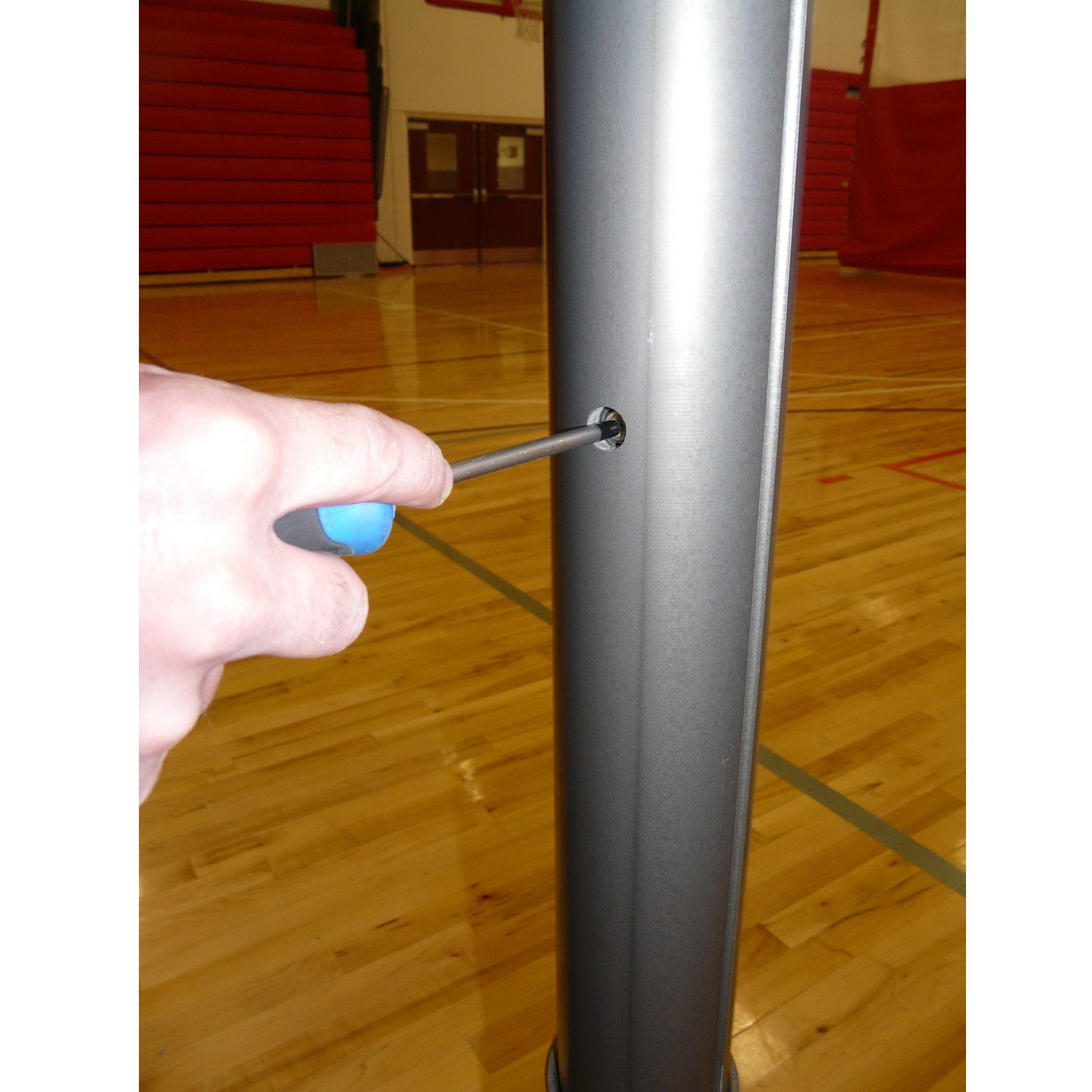 Bison Magic Self-Storing Volleyball System - Pitch Pro Direct