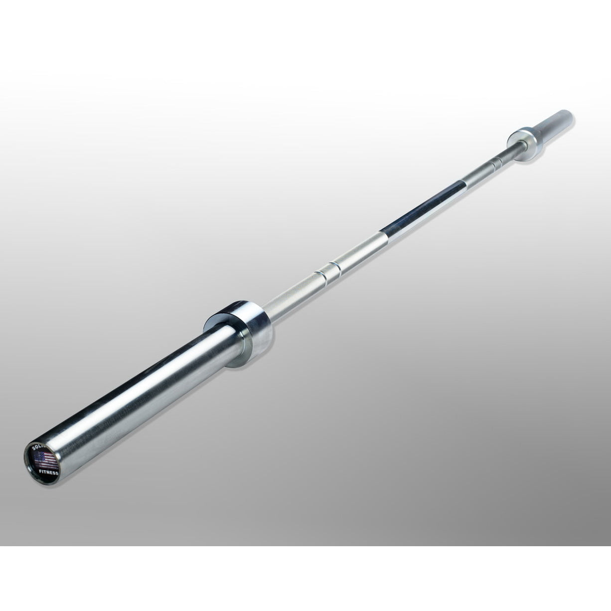 Solid Bar Fitness Midwest Power Bar (All Silver Zinc Finish)