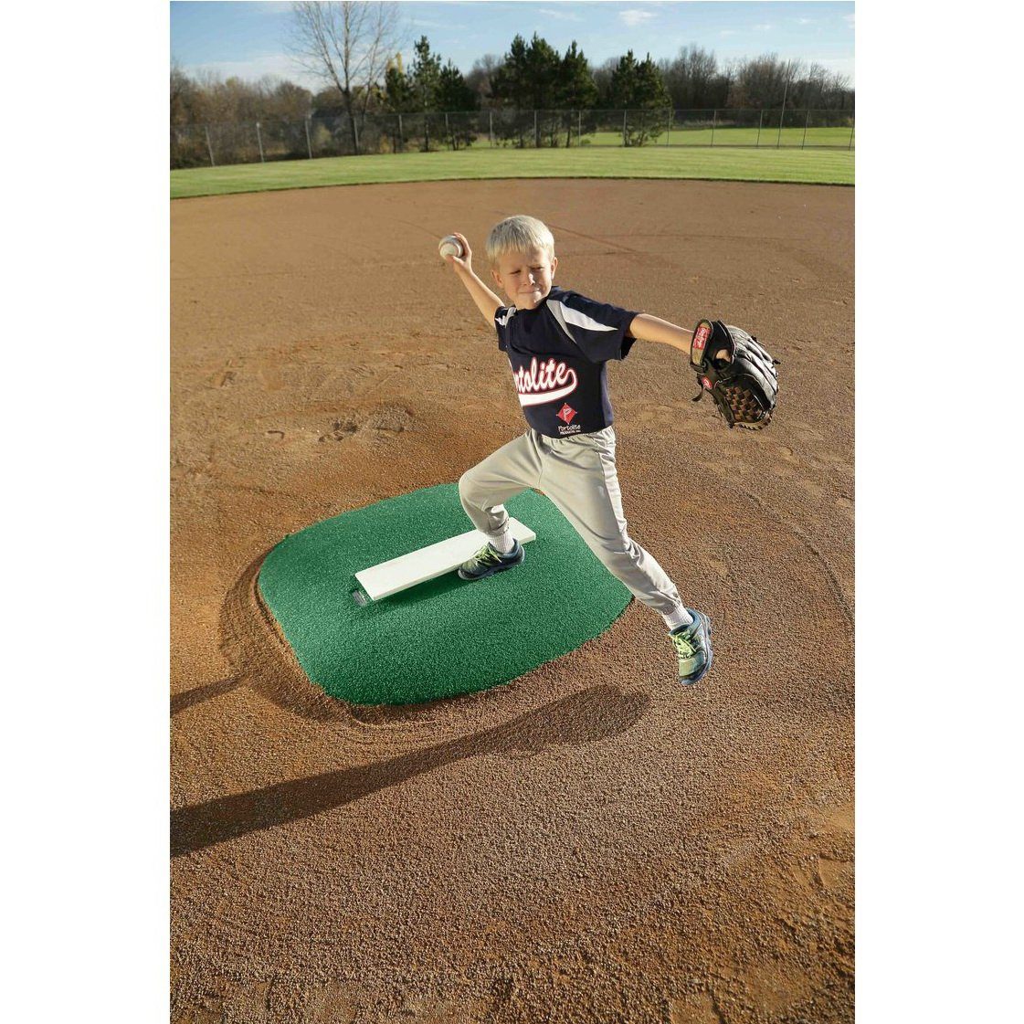 PortoLite 4" Stride Off Little League Portable Game Pitching Mound