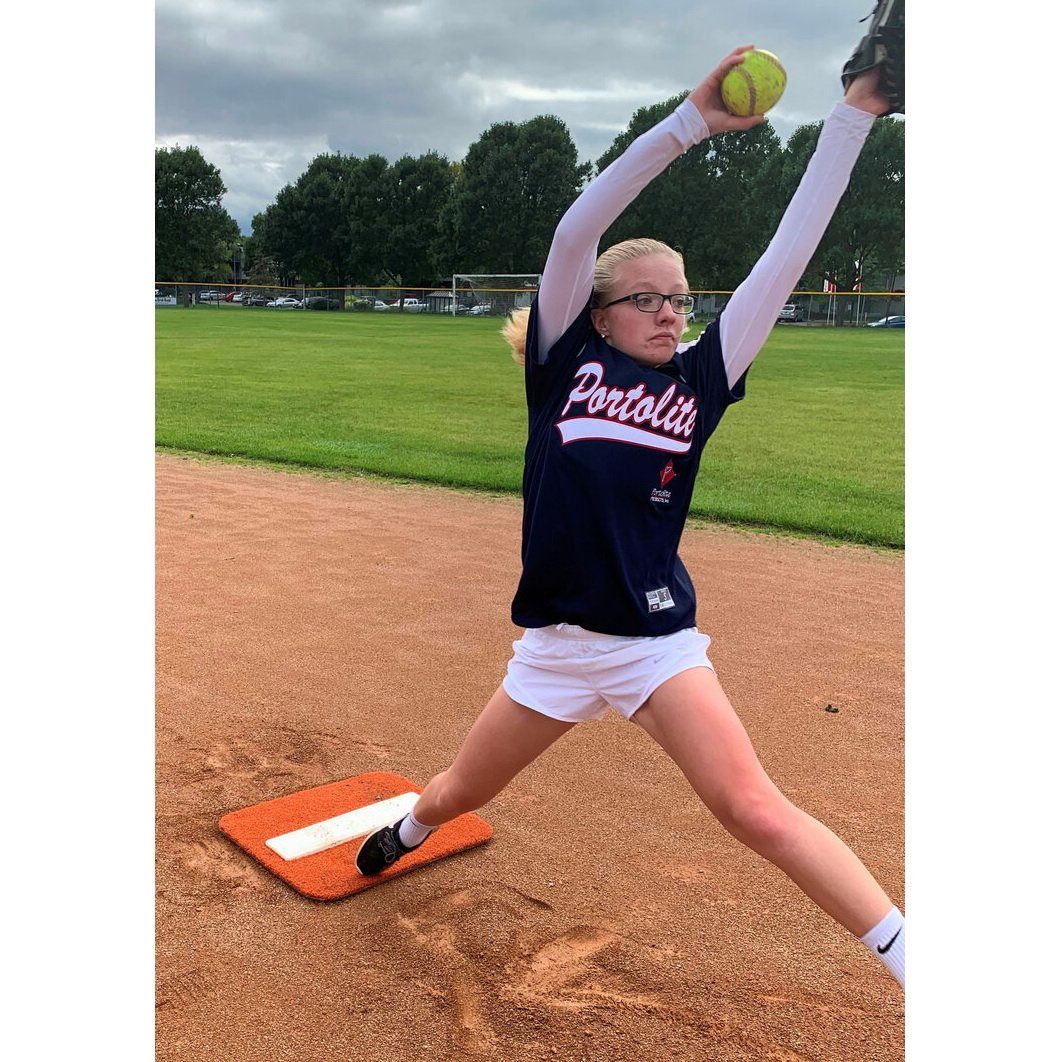 Portolite Spiked Short Softball Mat