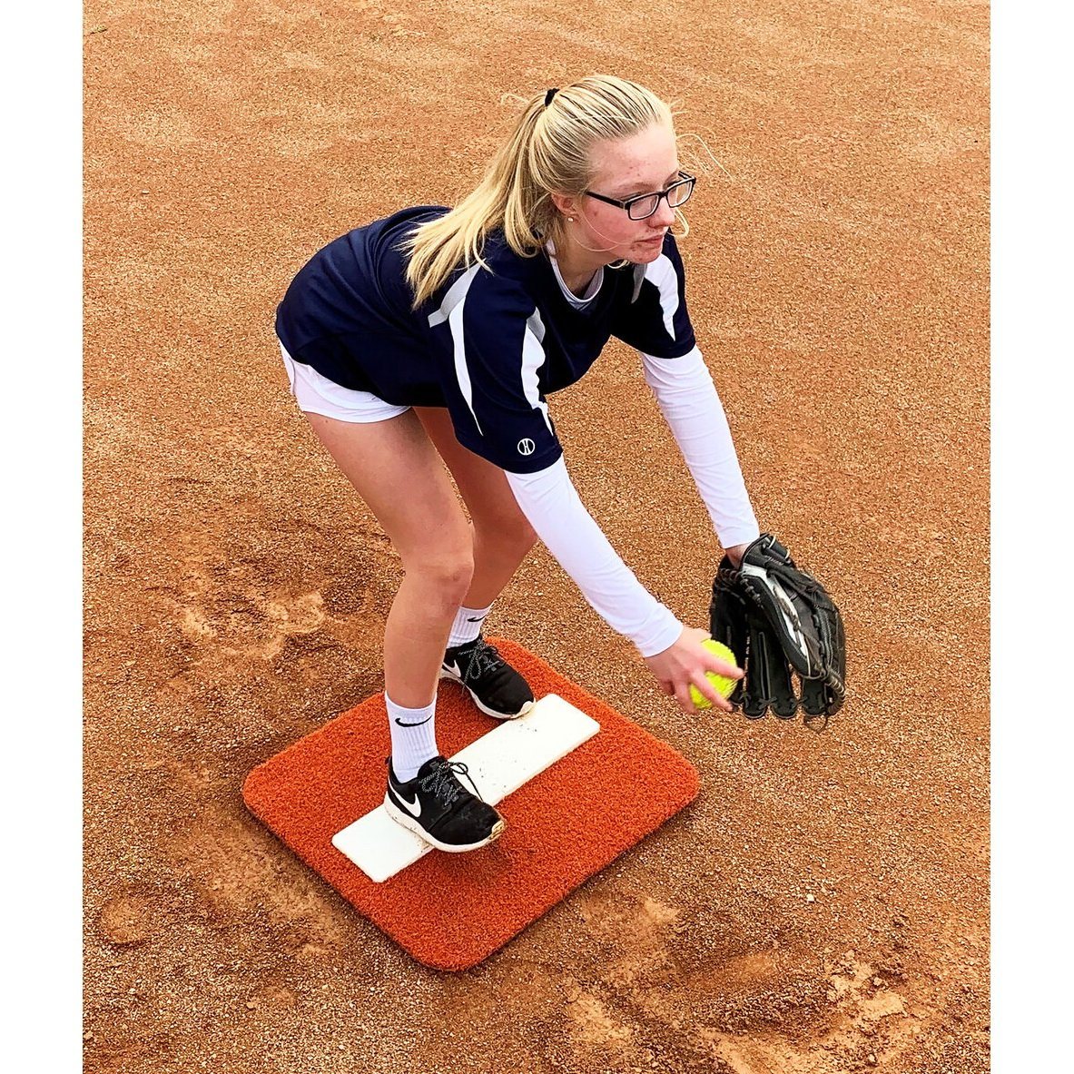 Portolite Spiked Short Softball Mat