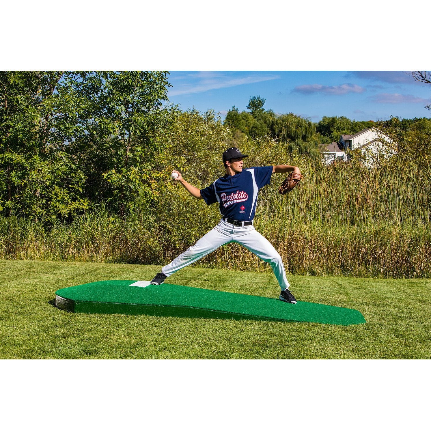 Portolite 10" One-Piece Portable Practice Pitching Mound