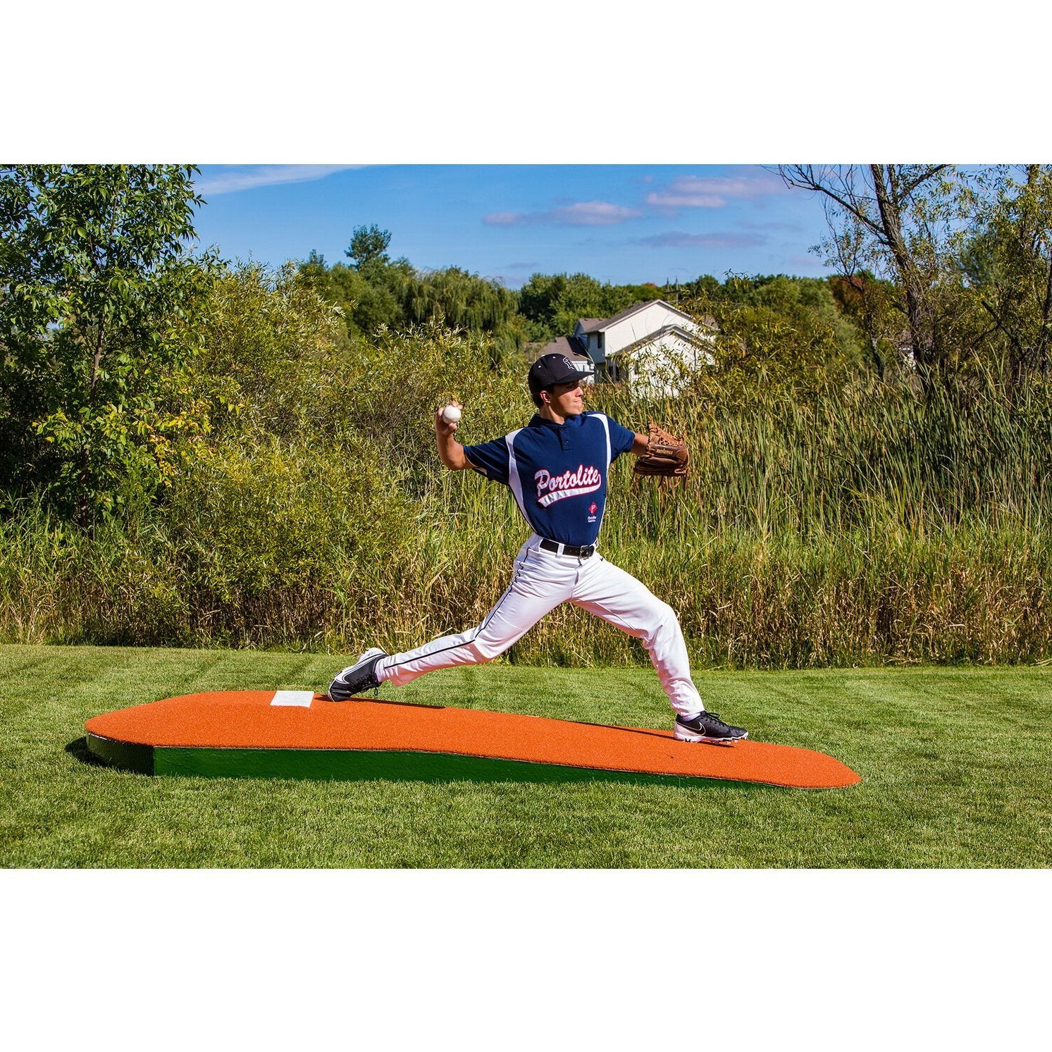 Portolite 10" One-Piece Portable Practice Pitching Mound