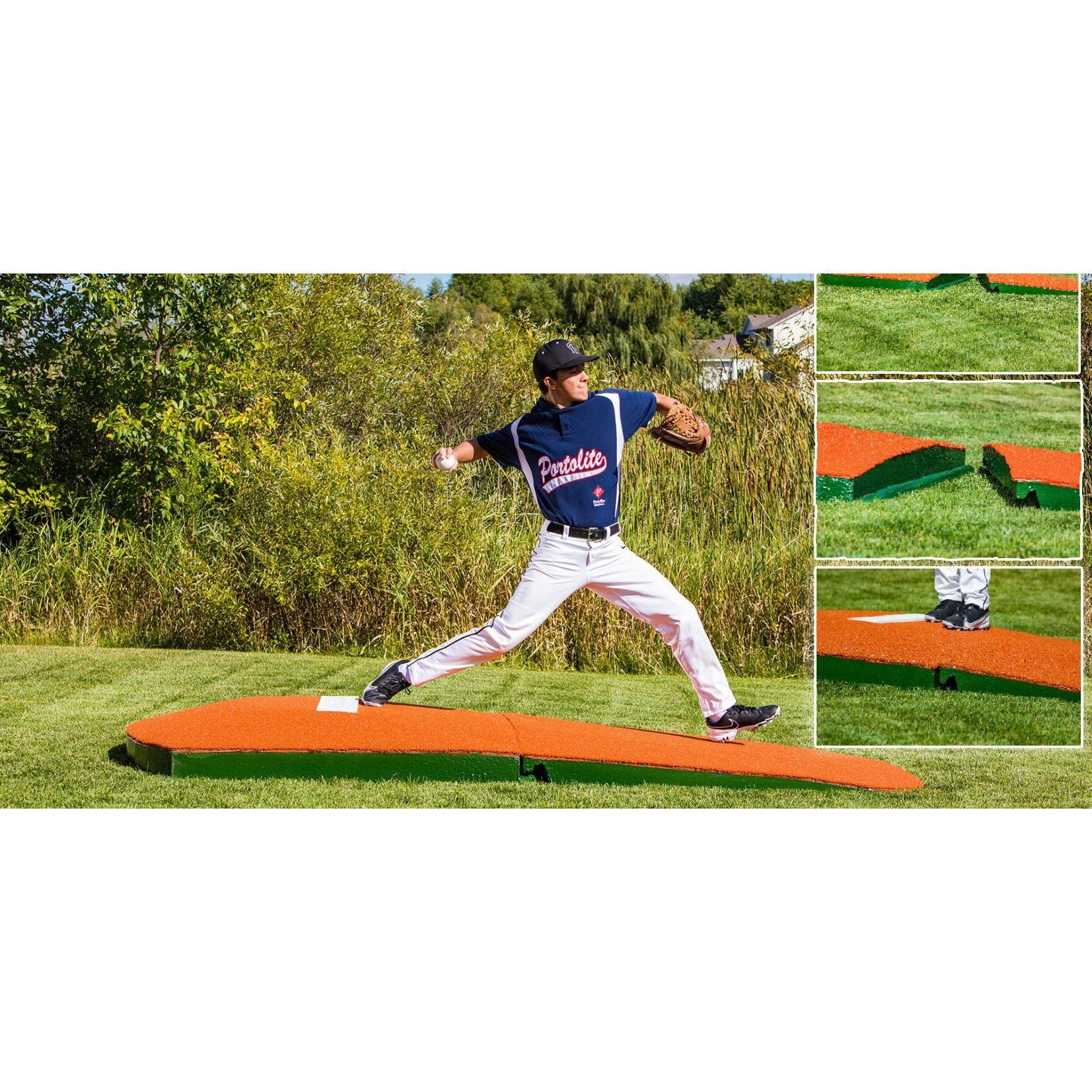 Portolite 10" Two-Piece Portable Oversize Practice Pitching Mound