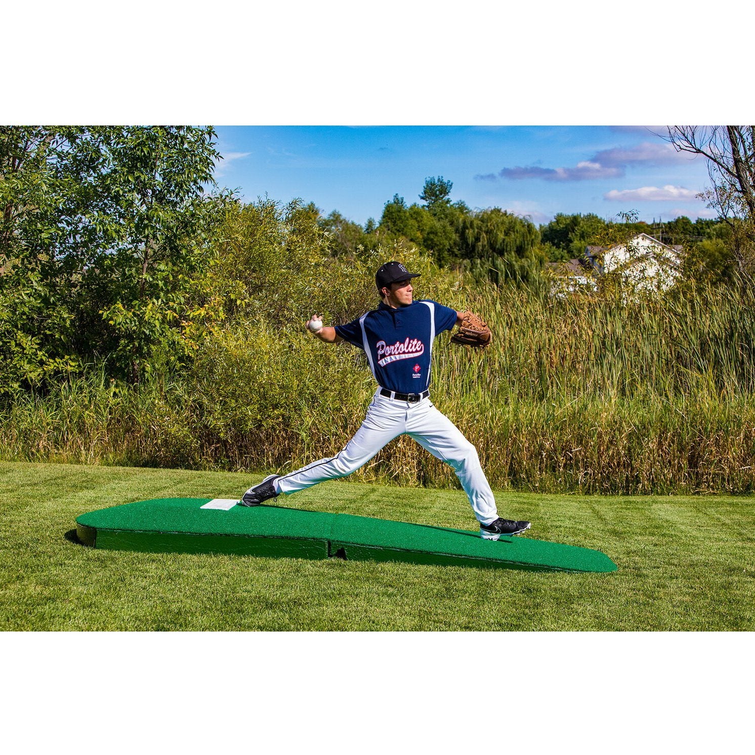 Portolite 10" Two-Piece Portable Practice Pitching Mound