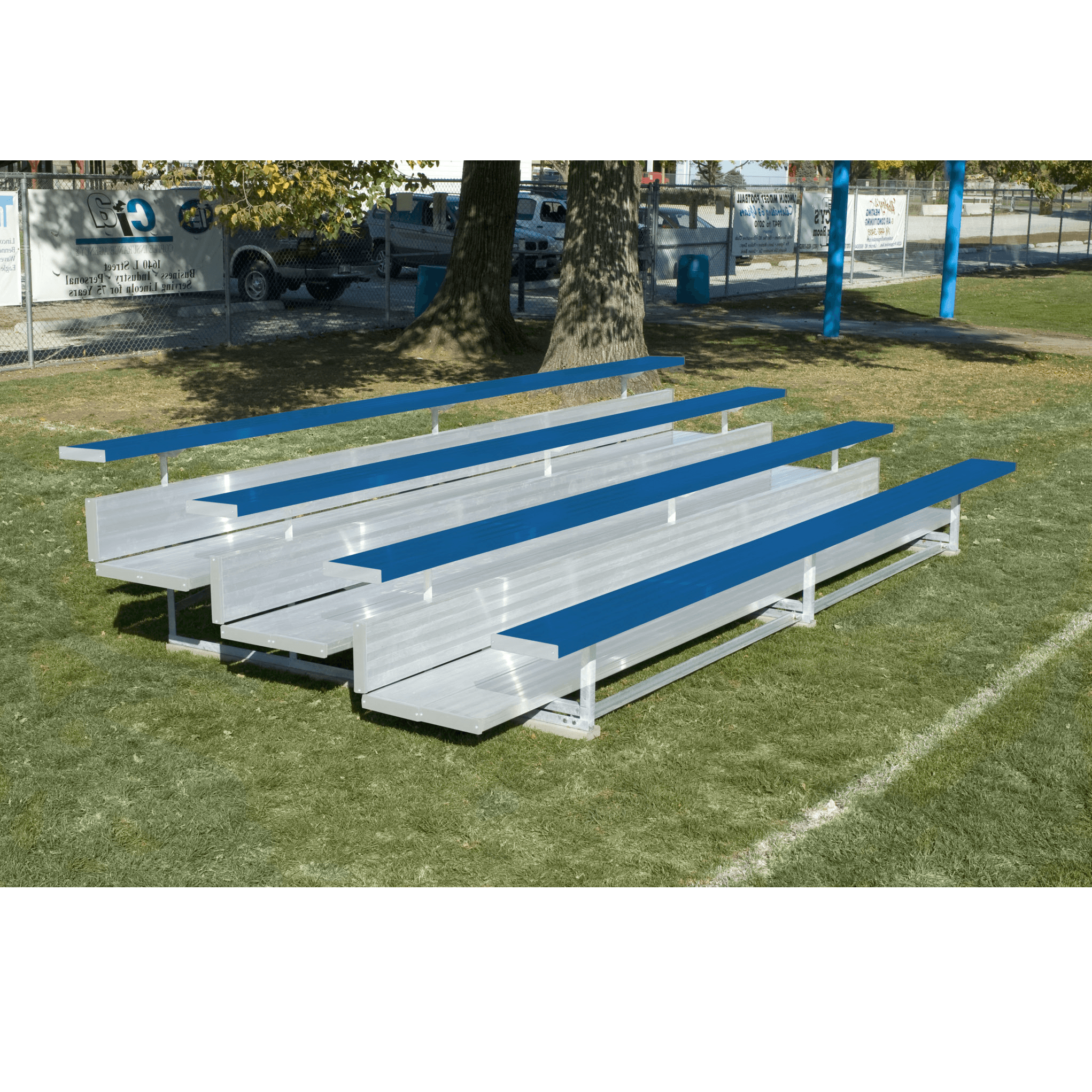 Bison Premium Steel Structure Portable Outdoor Bleachers - Pitch Pro Direct