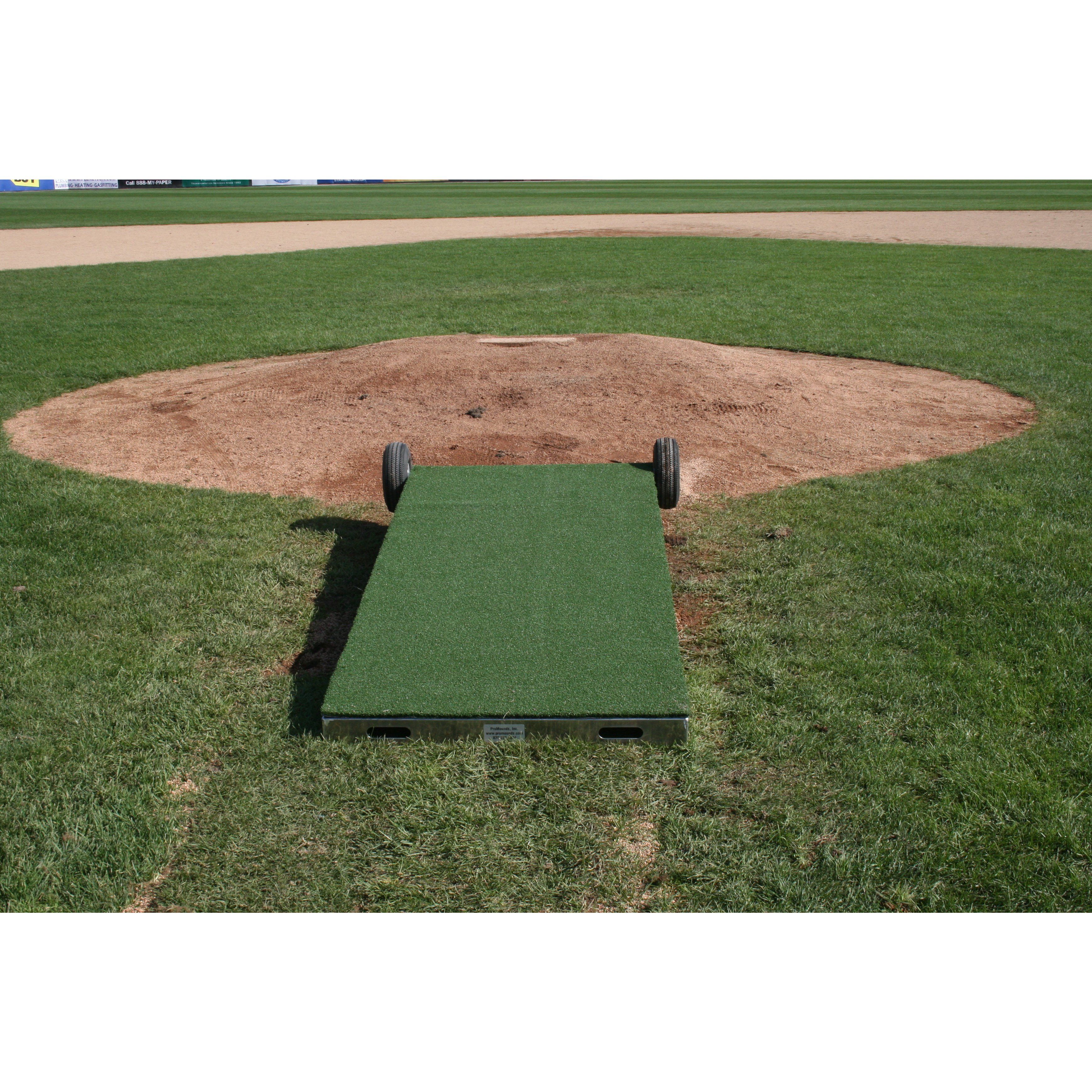 ProMounds Portable Collegiate Pitching Platform With Wheels