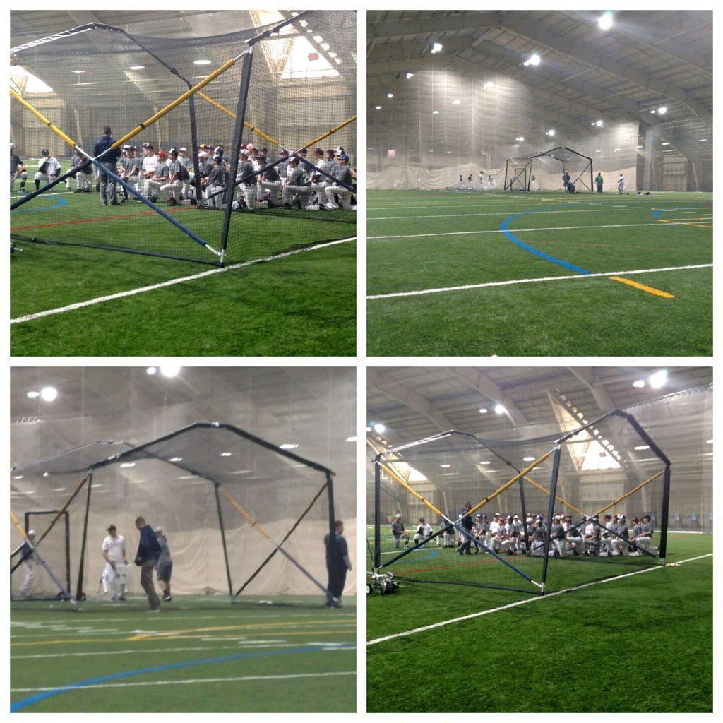 BATCO Indoor and Outdoor Collapsible Home Plate Batting Cage - Pitch Pro Direct