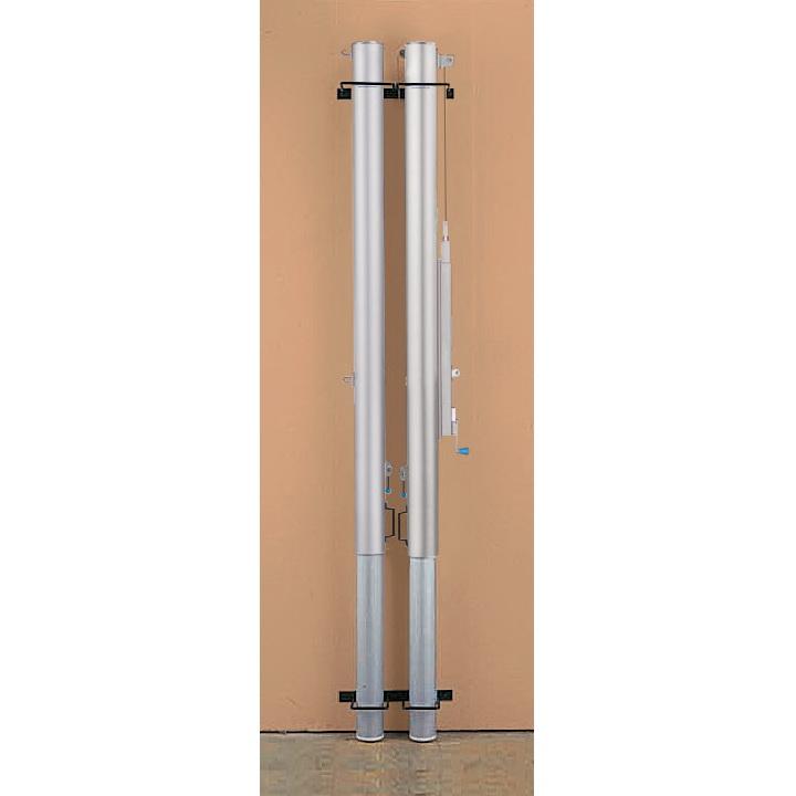 Bison Volleyball Wall Mounted Post Storage Brackets Anytime Sports Supply