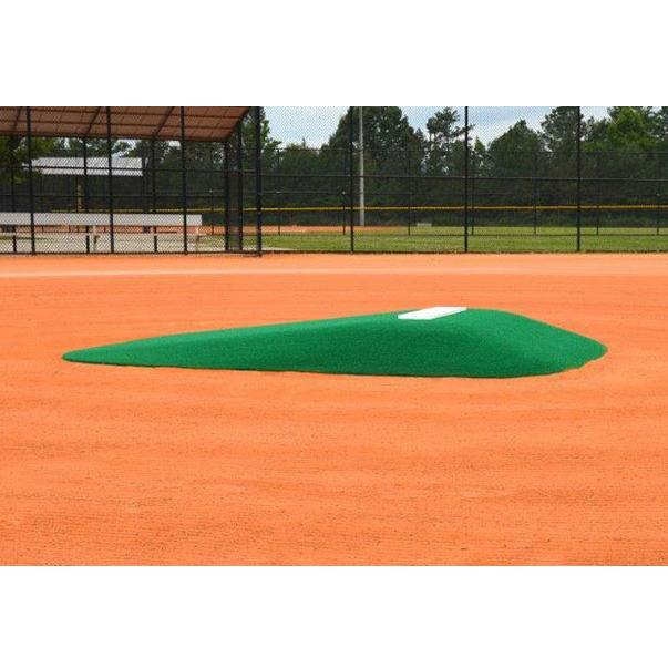allstar youth 12u pitching mound in green side view 
