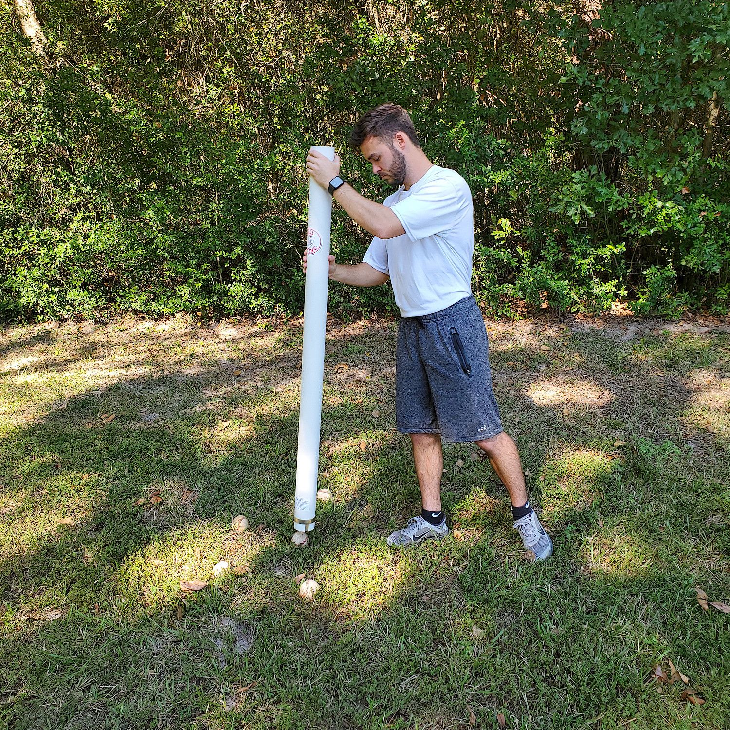 The Ball Hawg | Baseball Retriever and Back Saver