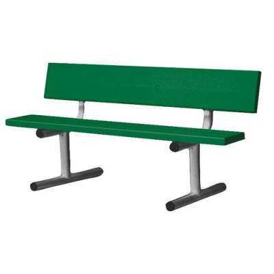 5' Court Side Aluminum Bench