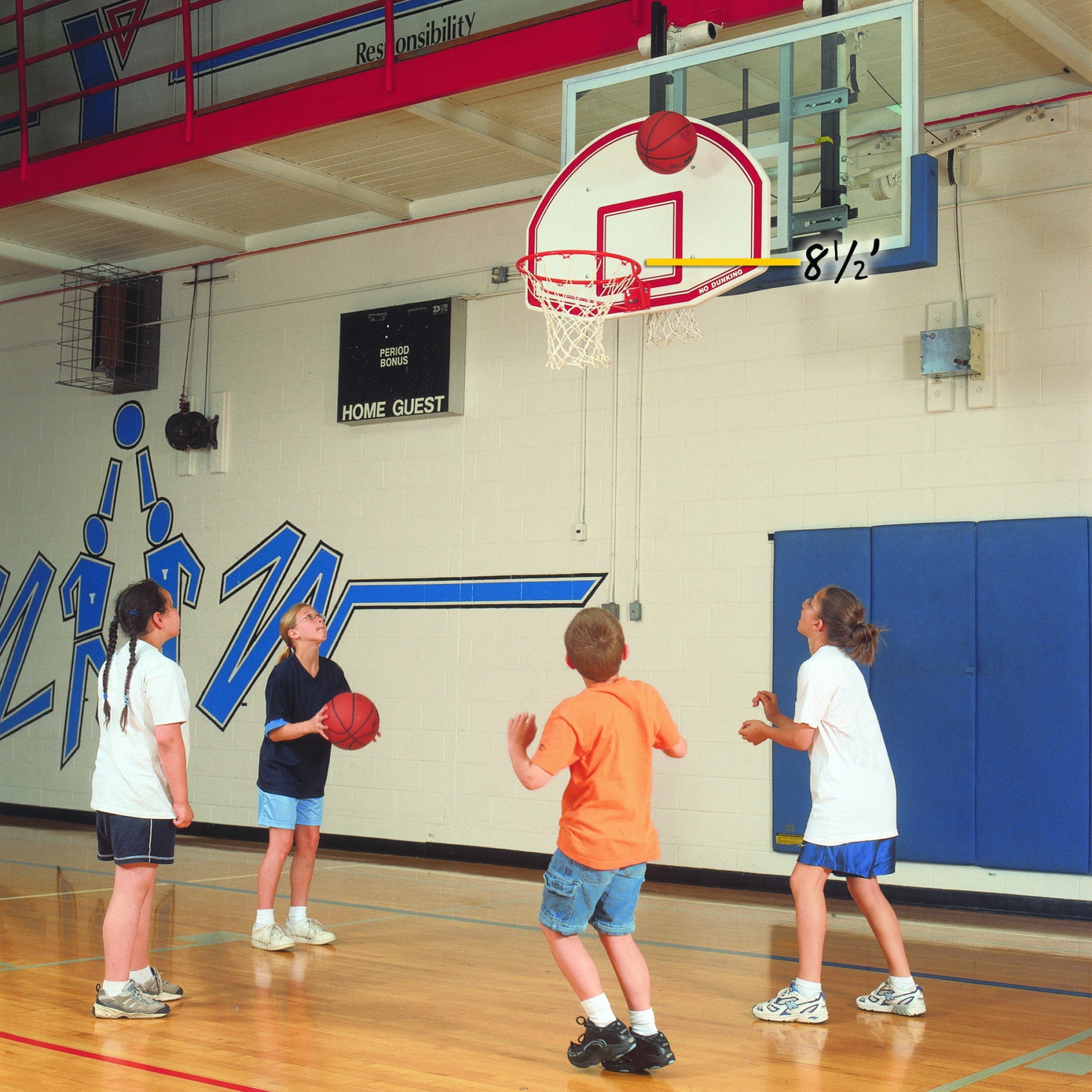 bison inc 6 in 1 easy up youth mini goal 7