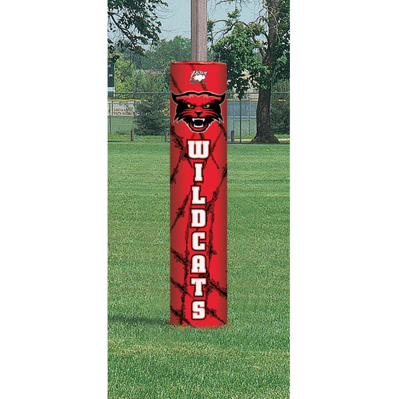 bison inc full color graphic football goalpost padding
