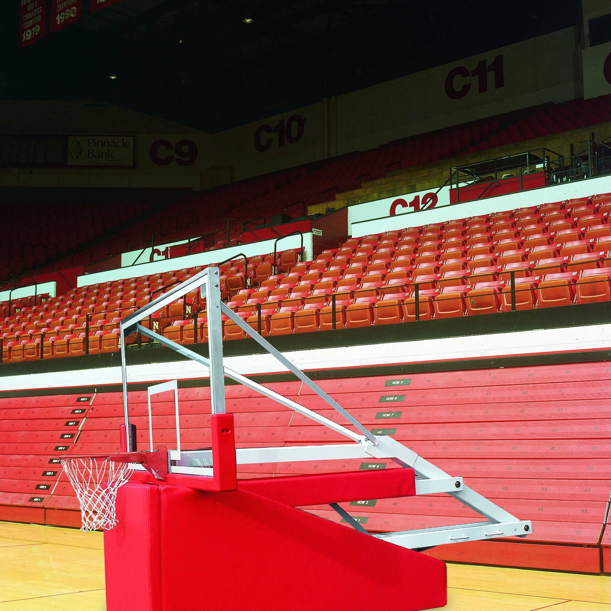 bison inc t-rex side court portable basketball system 3