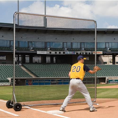 Base/ Fungo Screens With Wheels - Pitch Pro Direct
