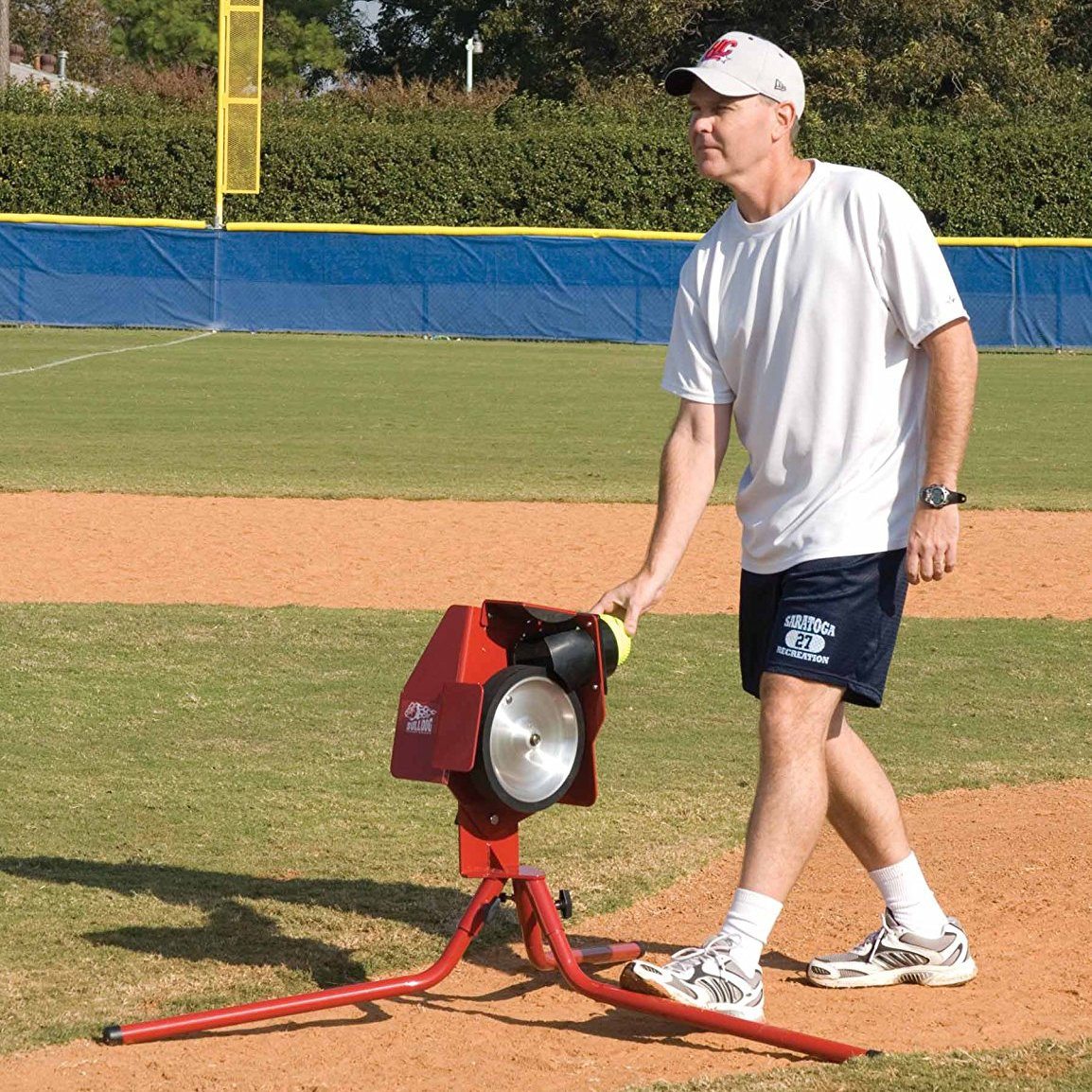 Bulldog Single Wheel Combo Pitching Machine For Baseball And Softball - Pitch Pro Direct