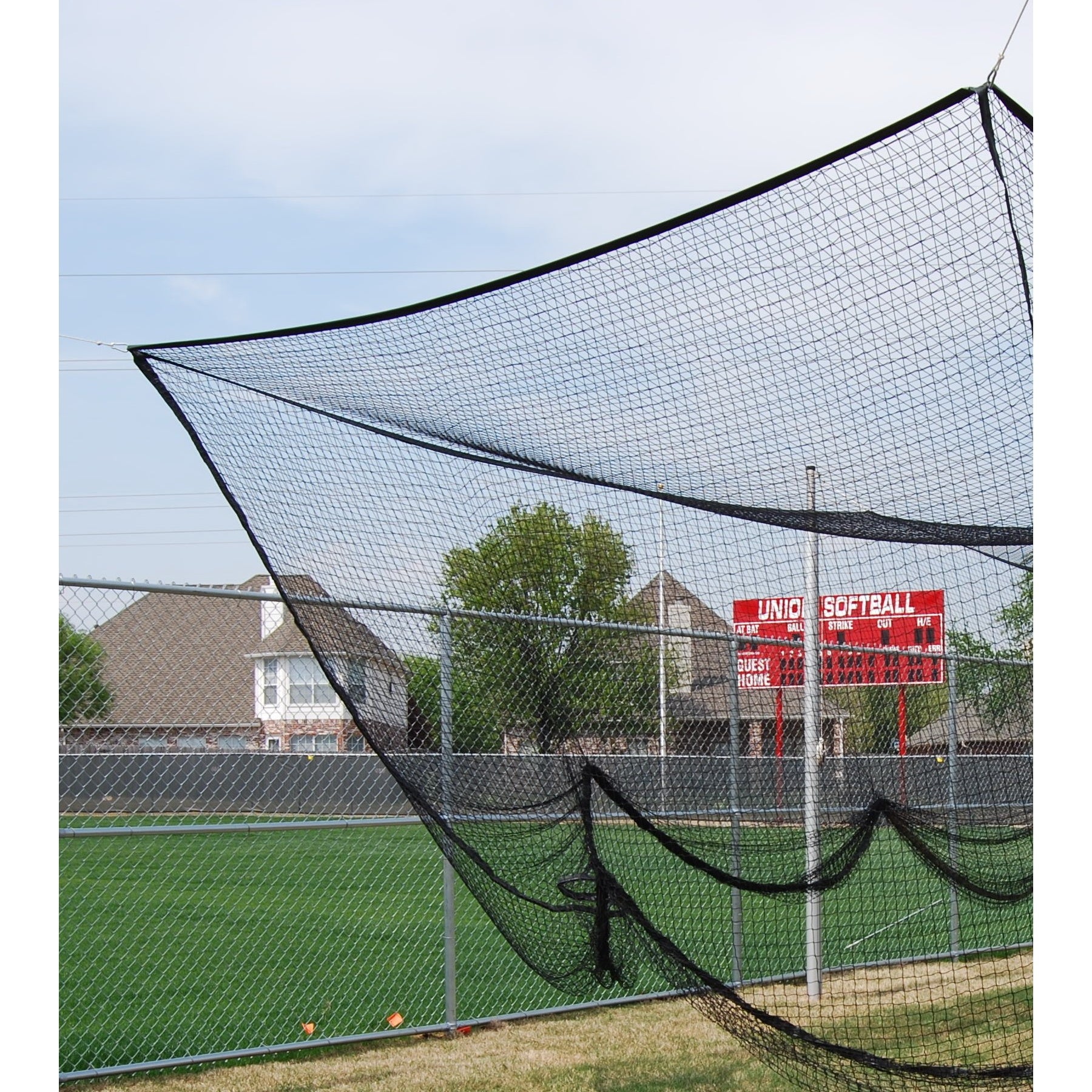 Gared Outdoor Batting Cage Net, 1-3/4" Square Mesh