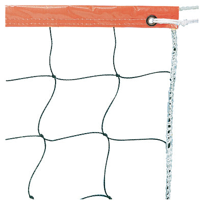 champion sports 2 mm volleyball net orange