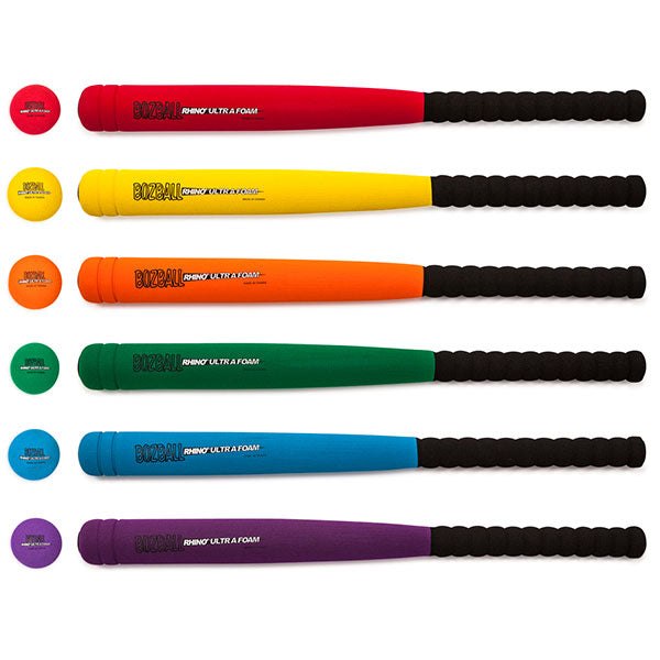 champion sports 29 inch rhino ultra foam bat and ball set